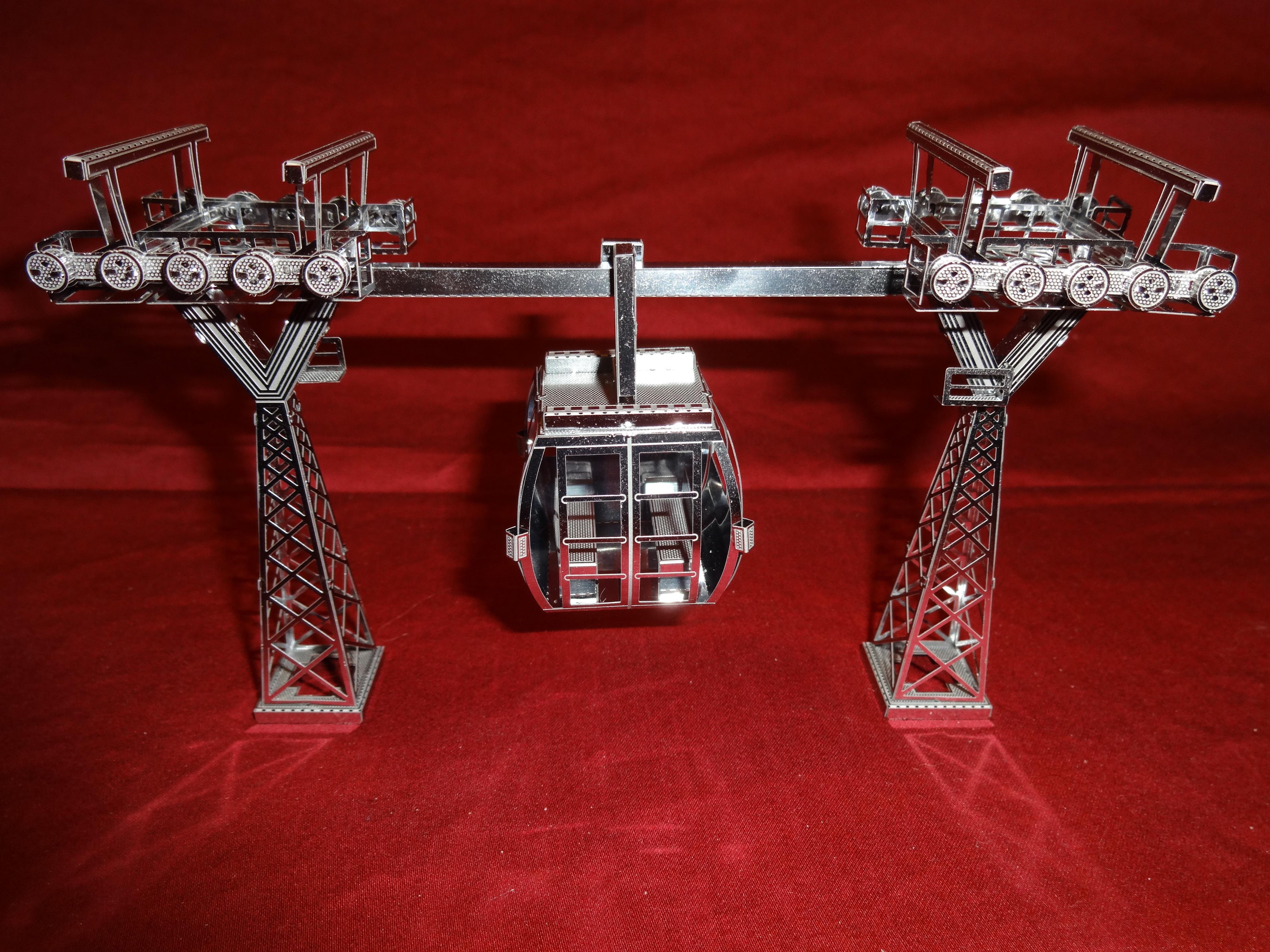 Cable car, 76 pcs. Part of the ride group. Simpler kit but a lot of close in work. Have to