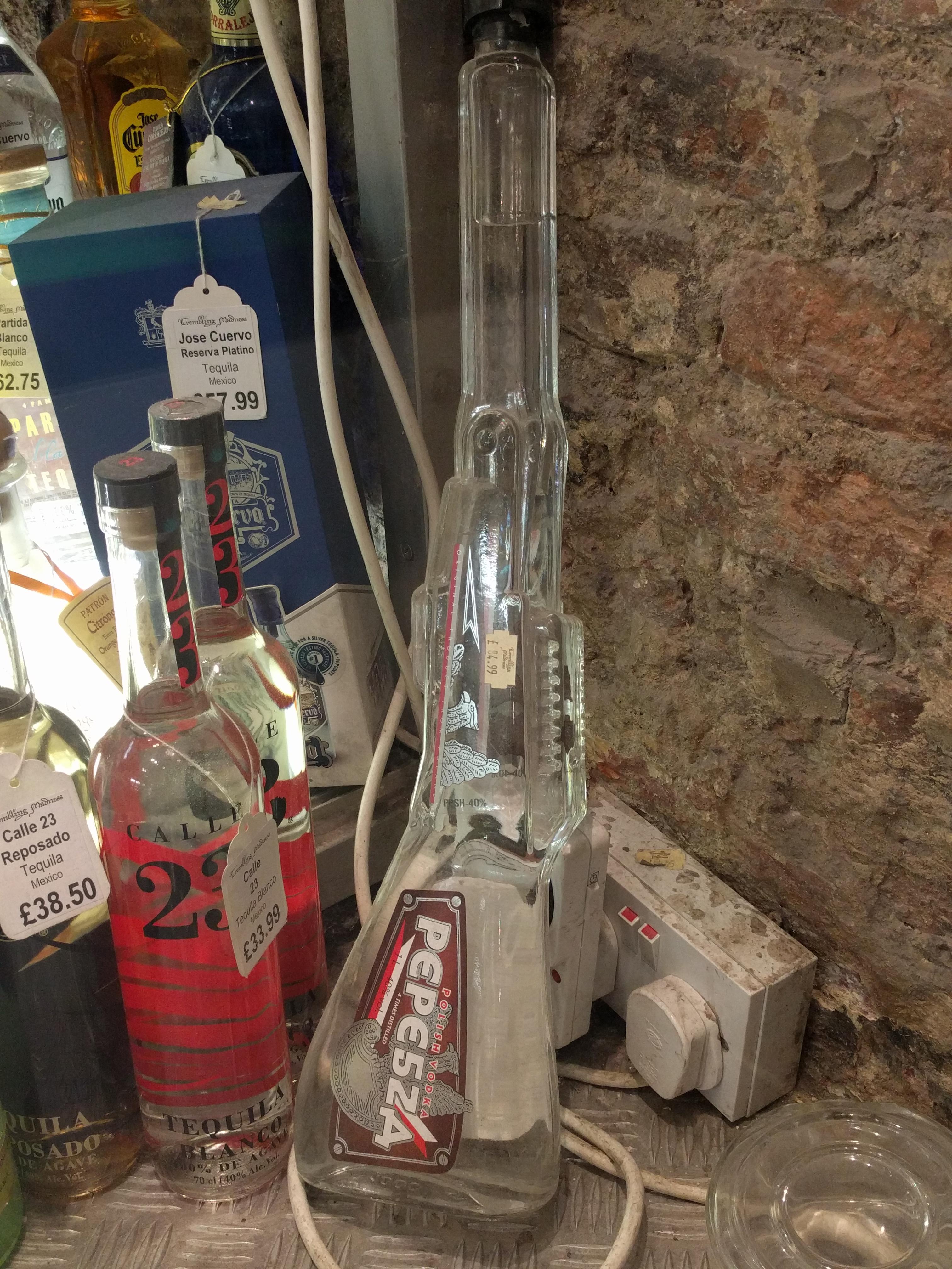 This Polish Vodka that comes in a gun shaped bottle r/mildlyinteresting
