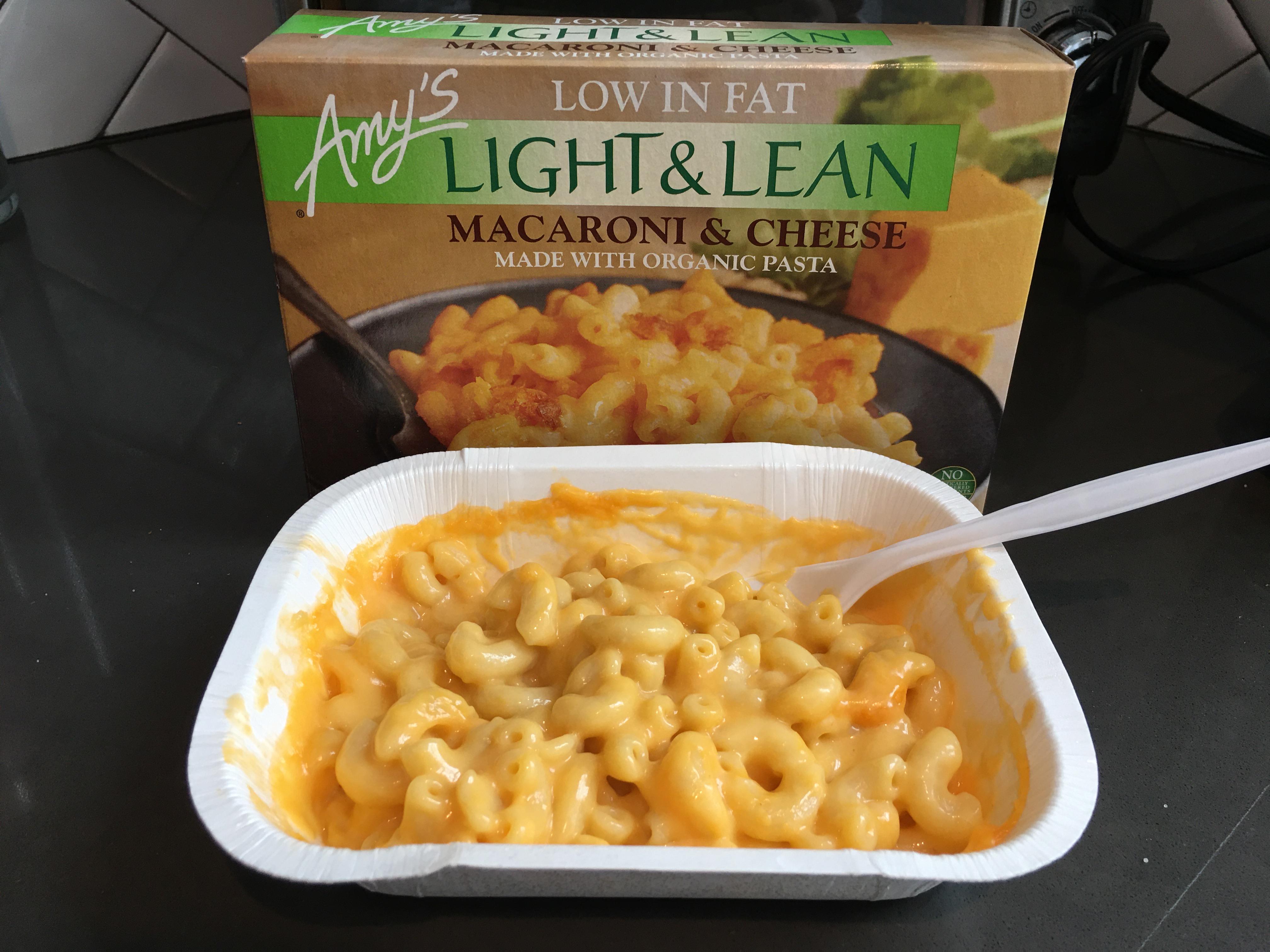 Amy’s Light and Lean Mac and Cheese 7/10 r/frozendinners