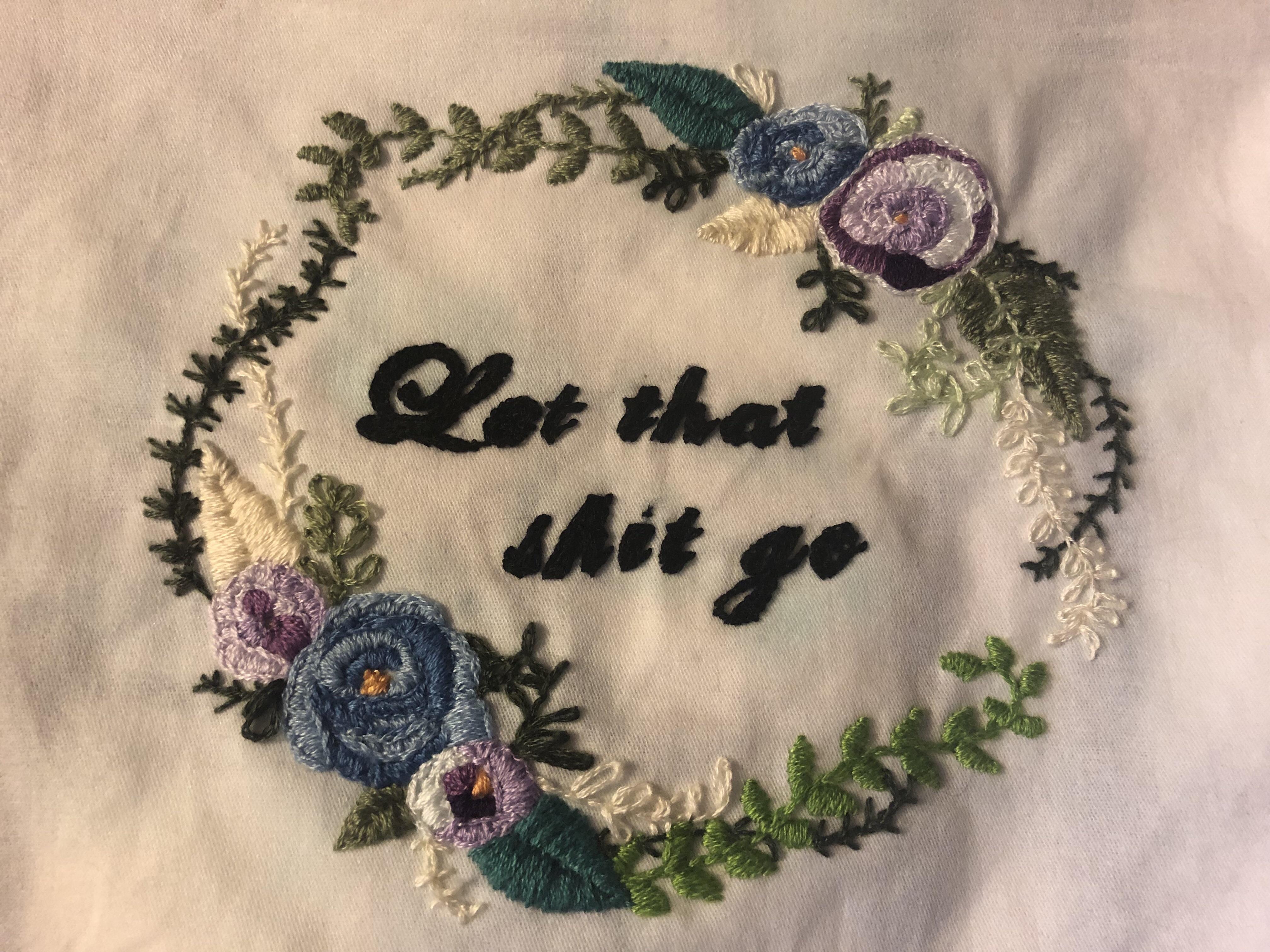 My first ever! Pattern purchased from Amazon r/Embroidery