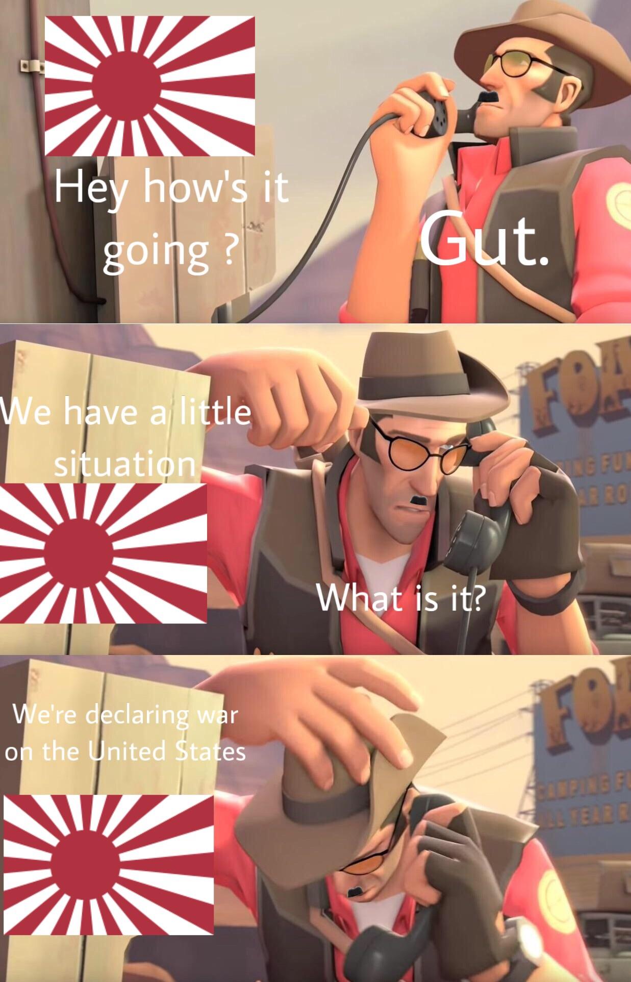 Why do I hear boss music overseas memes