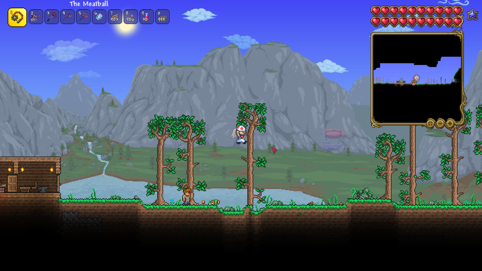 You guys ever see those airships (sometimes hot air balloons) in the