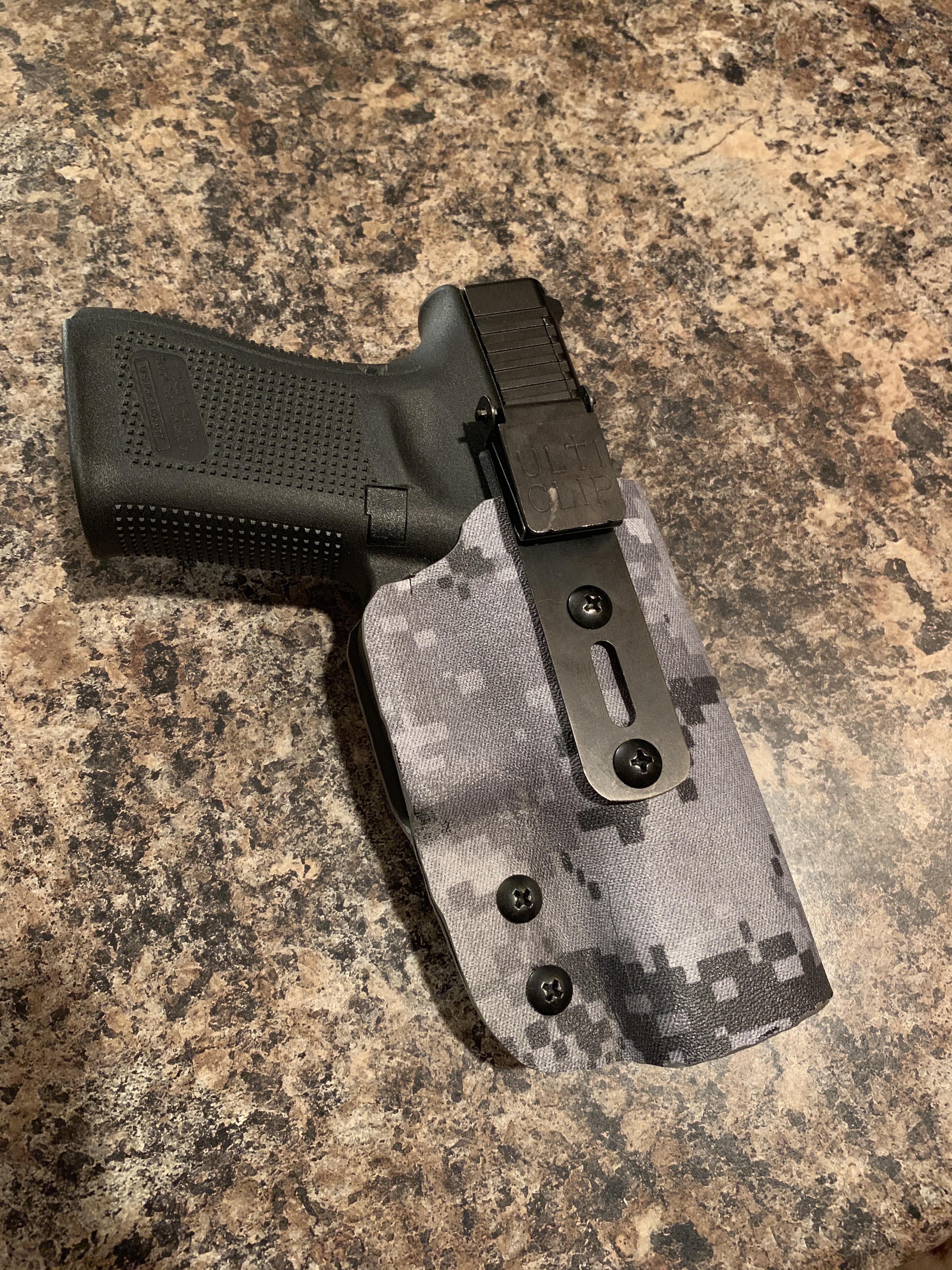 Vacuum bag for the win! Custom Glock 19 IWB Holster r/concealedcarry