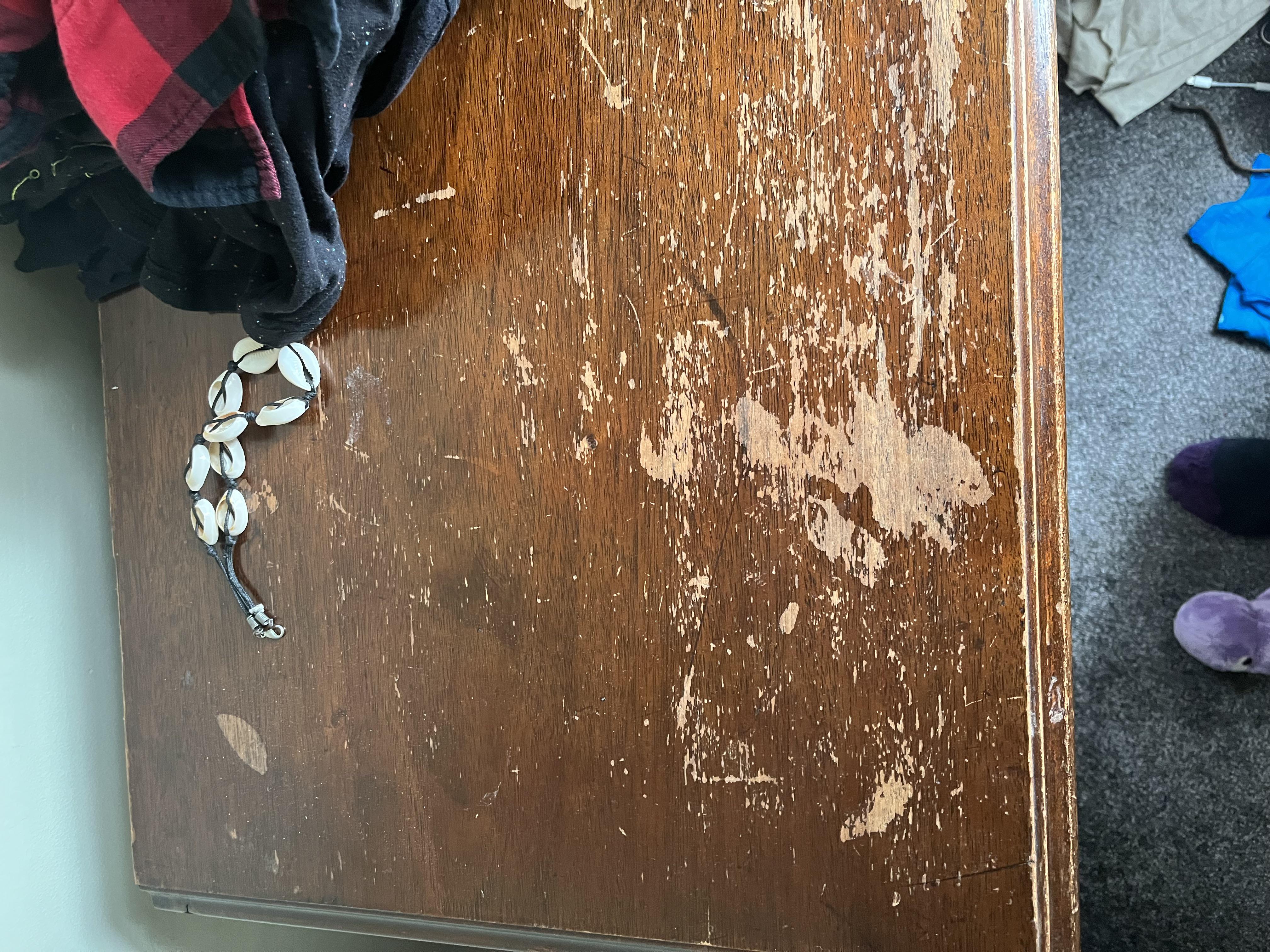 Touching up second hand furniture r/woodworking