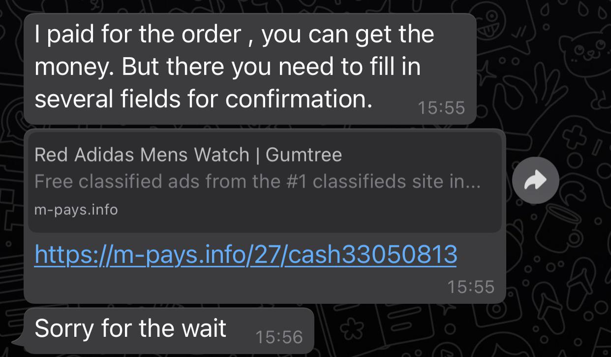 Gumtree Scammers r/Scams