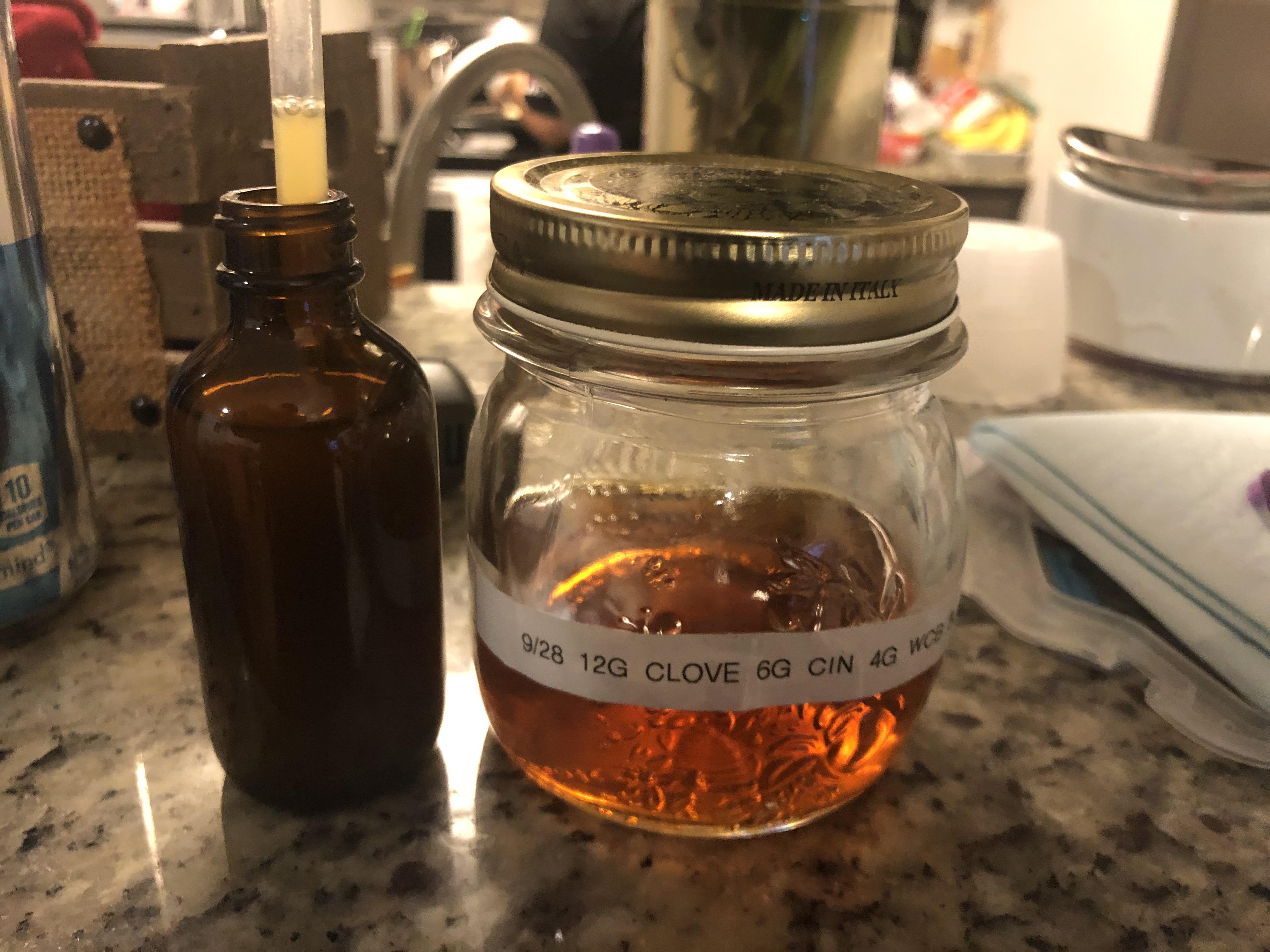 Is there a way to avoid this clouding with cloveheavy bitters? Poured