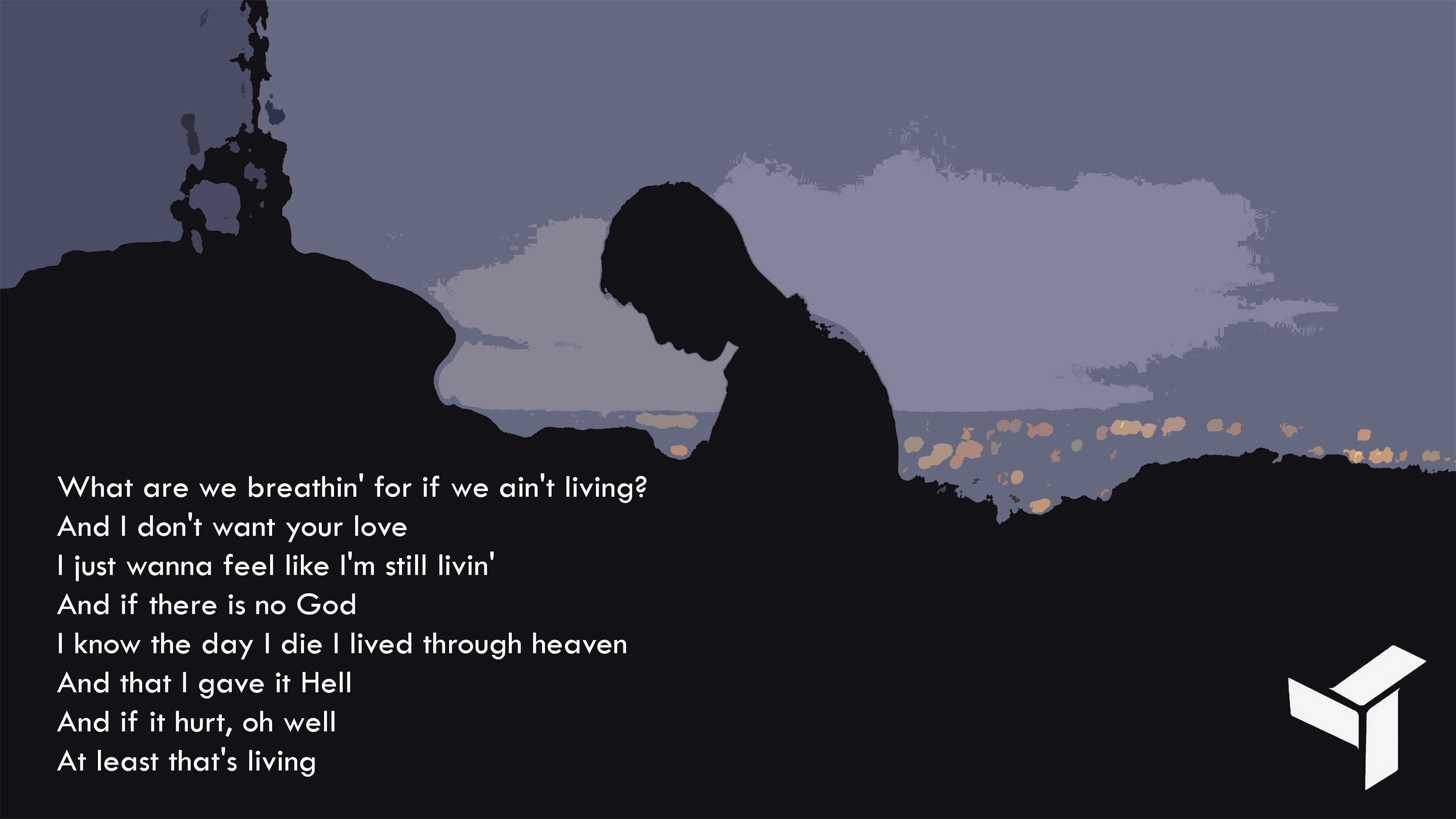 EDEN rock + roll wallpaper, with my favourite quote from the song r/eden