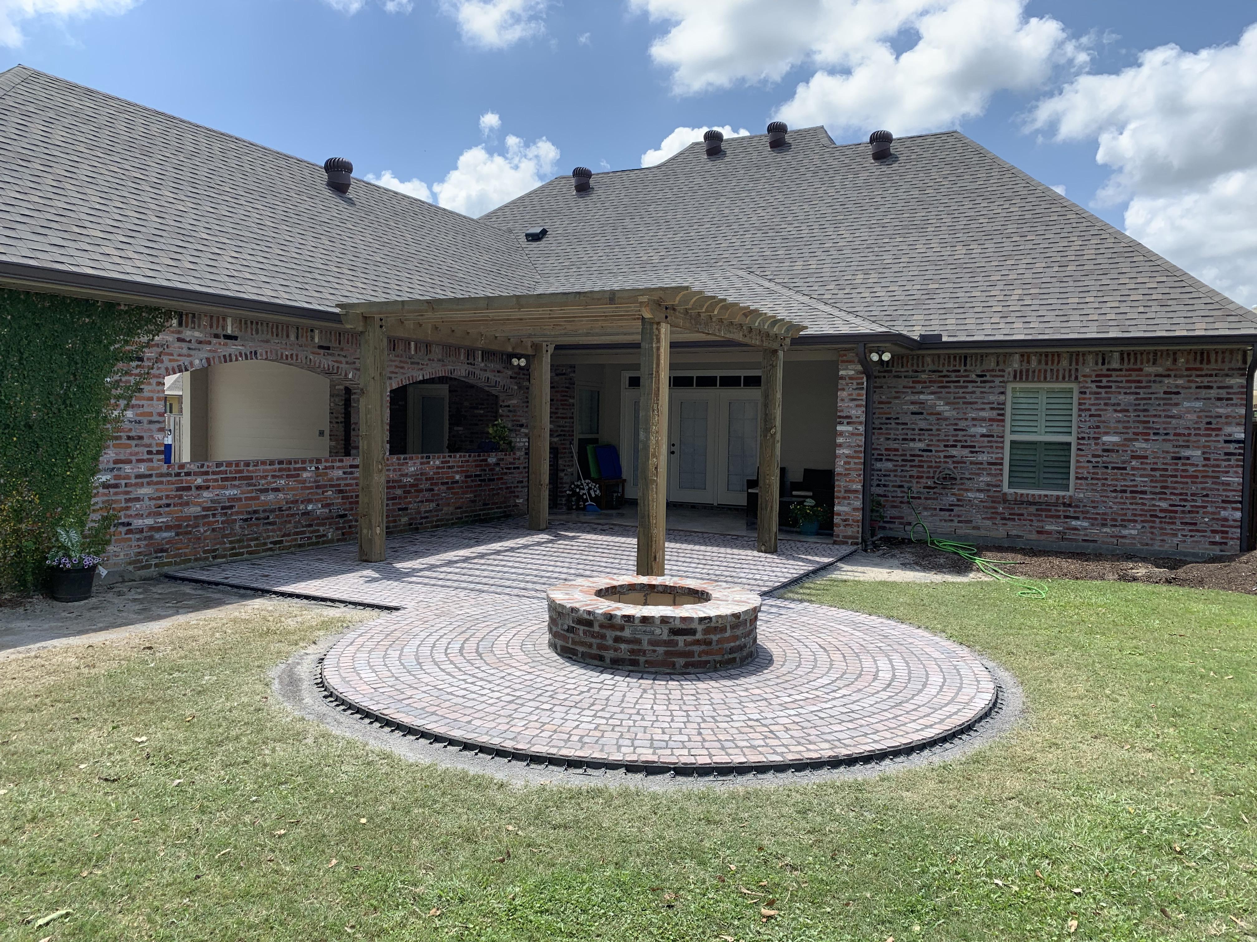 Patio finished today, feedback appreciated! landscaping