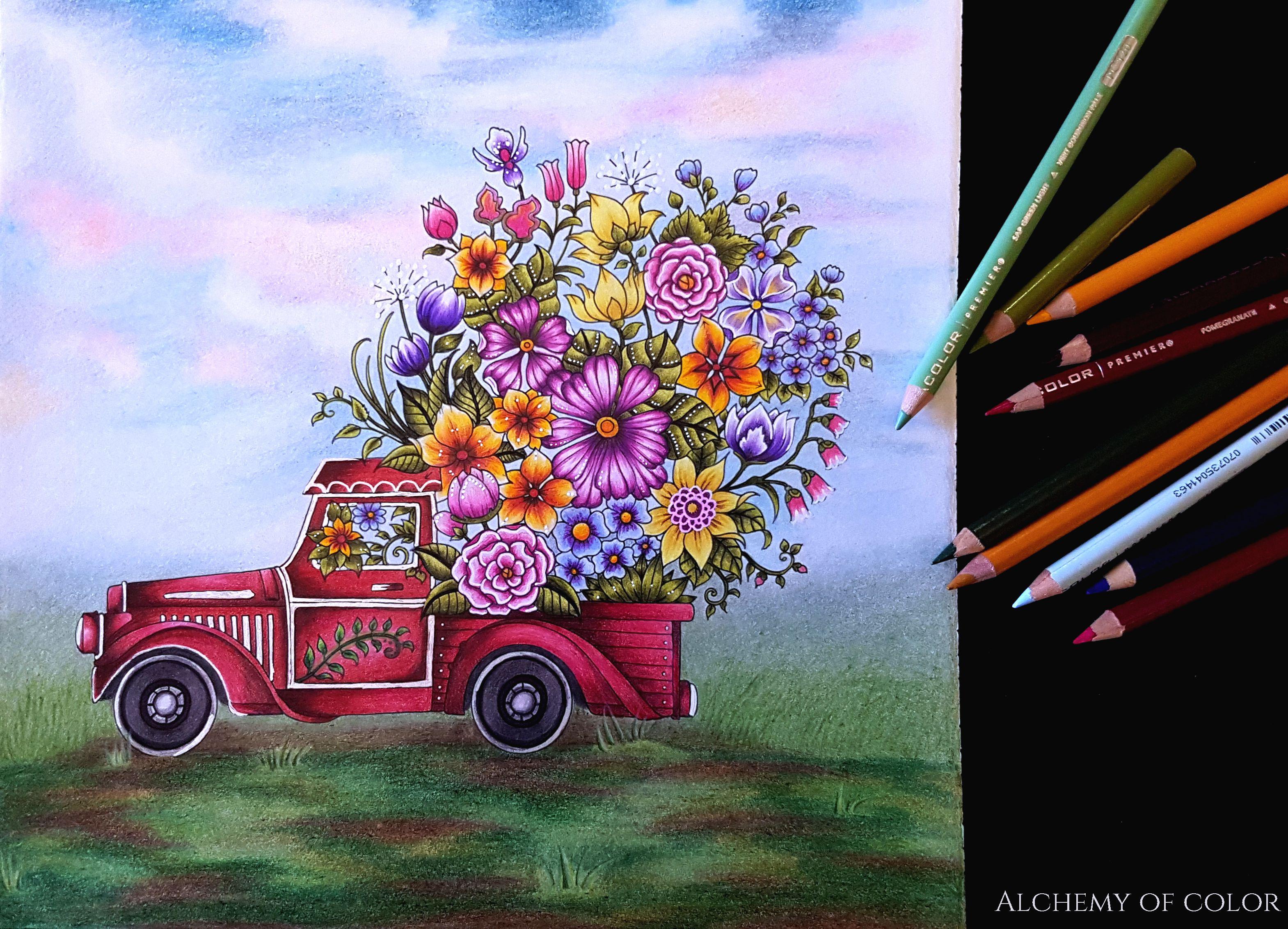 It was my first attempt to color the sky r/Coloring