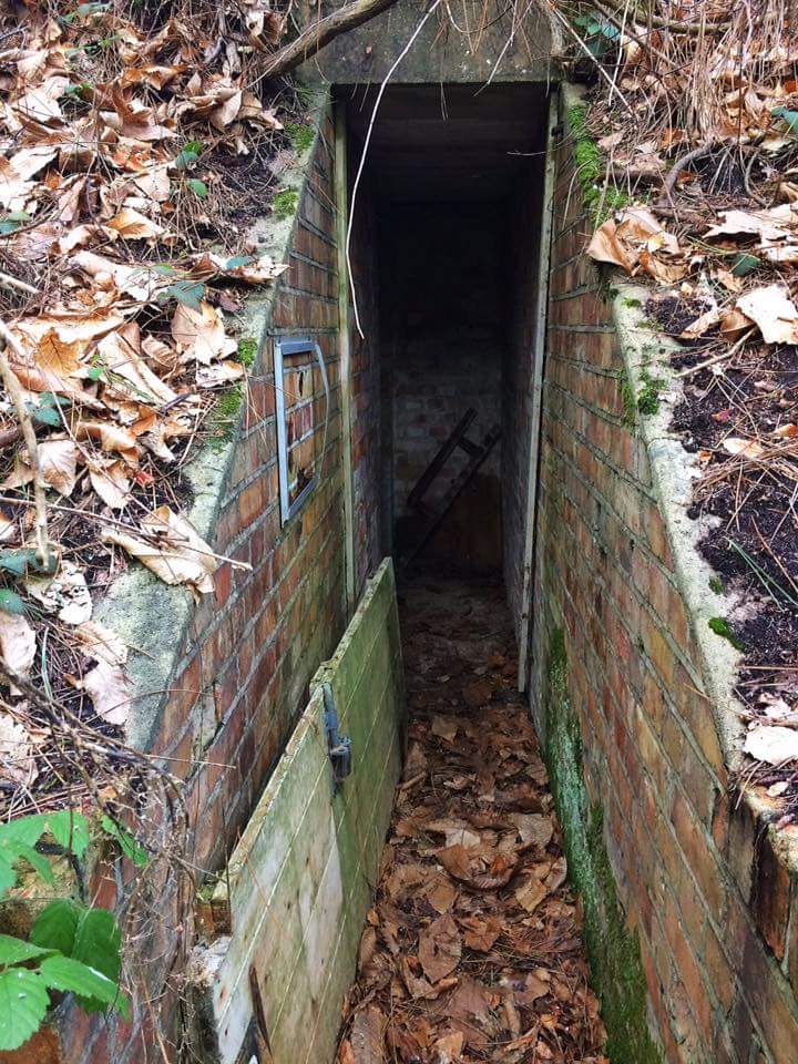Blast Shelter lost for 50 years uncovered at RNCF Holton Heath, UK