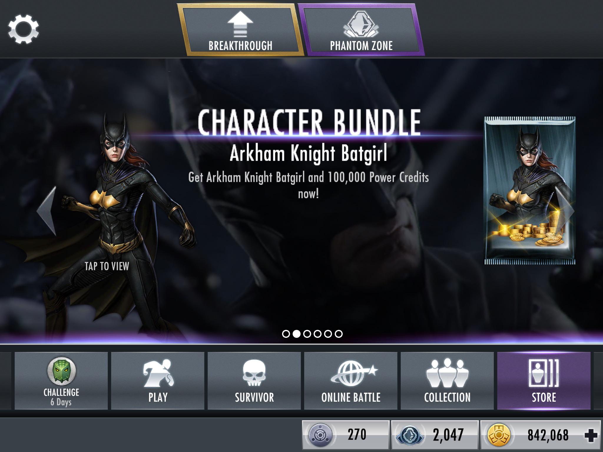 Injustice Mobile Arkham Knight Batgirl is Next Weeks Challenge Injustice