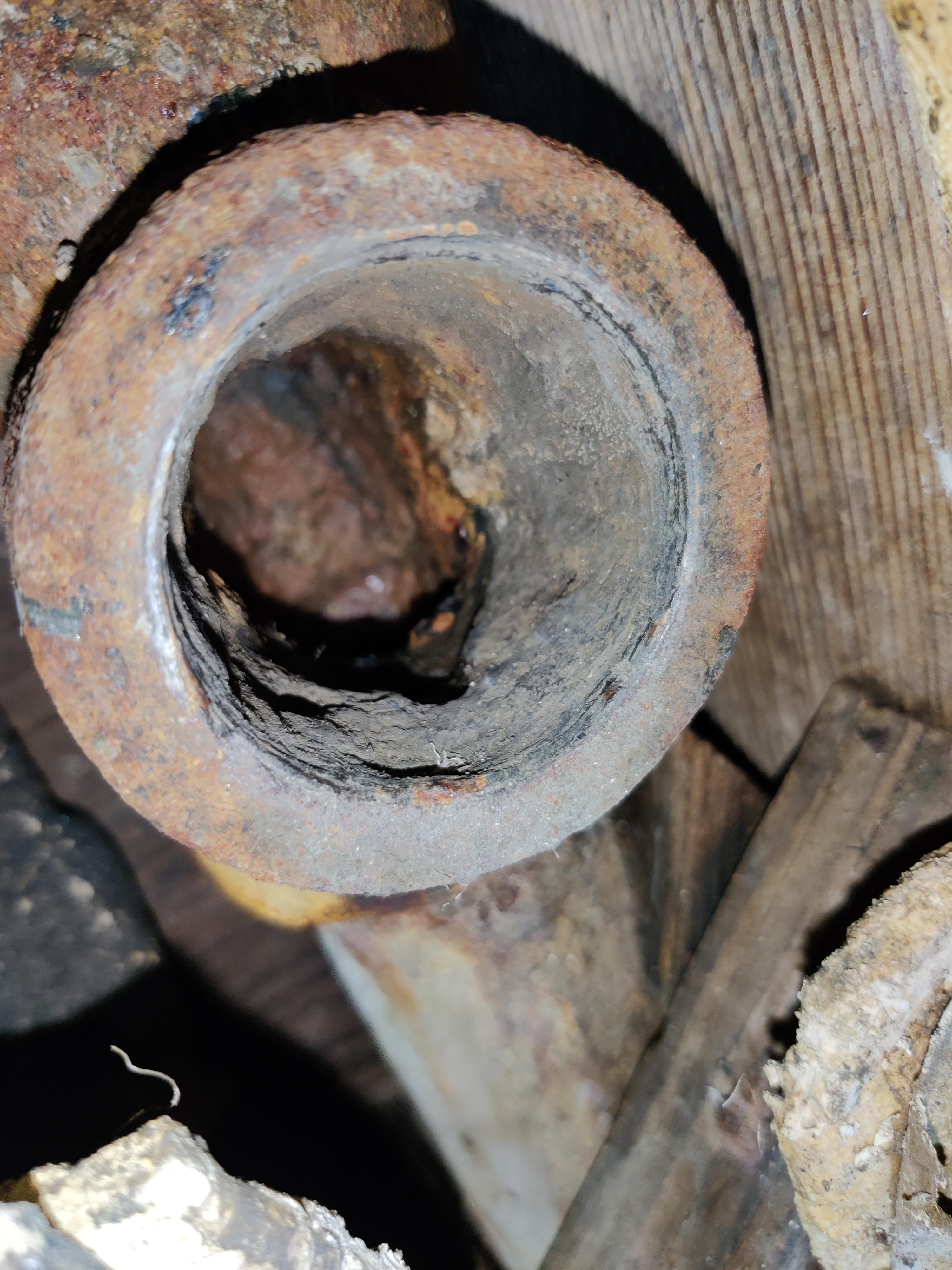 This is the drain pipe from my kitchen sink. As you can see, there's