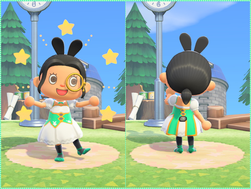 Although the Bunny Day dress/hat are nice, I opted to make a bunny