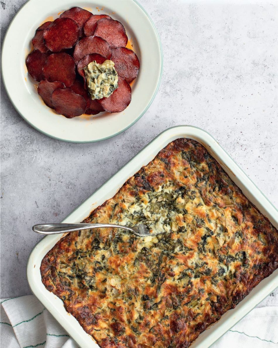 Cheesy Spinach & Artichoke Dip 7 Carbs Total!! r/EasyKetoMealPlan