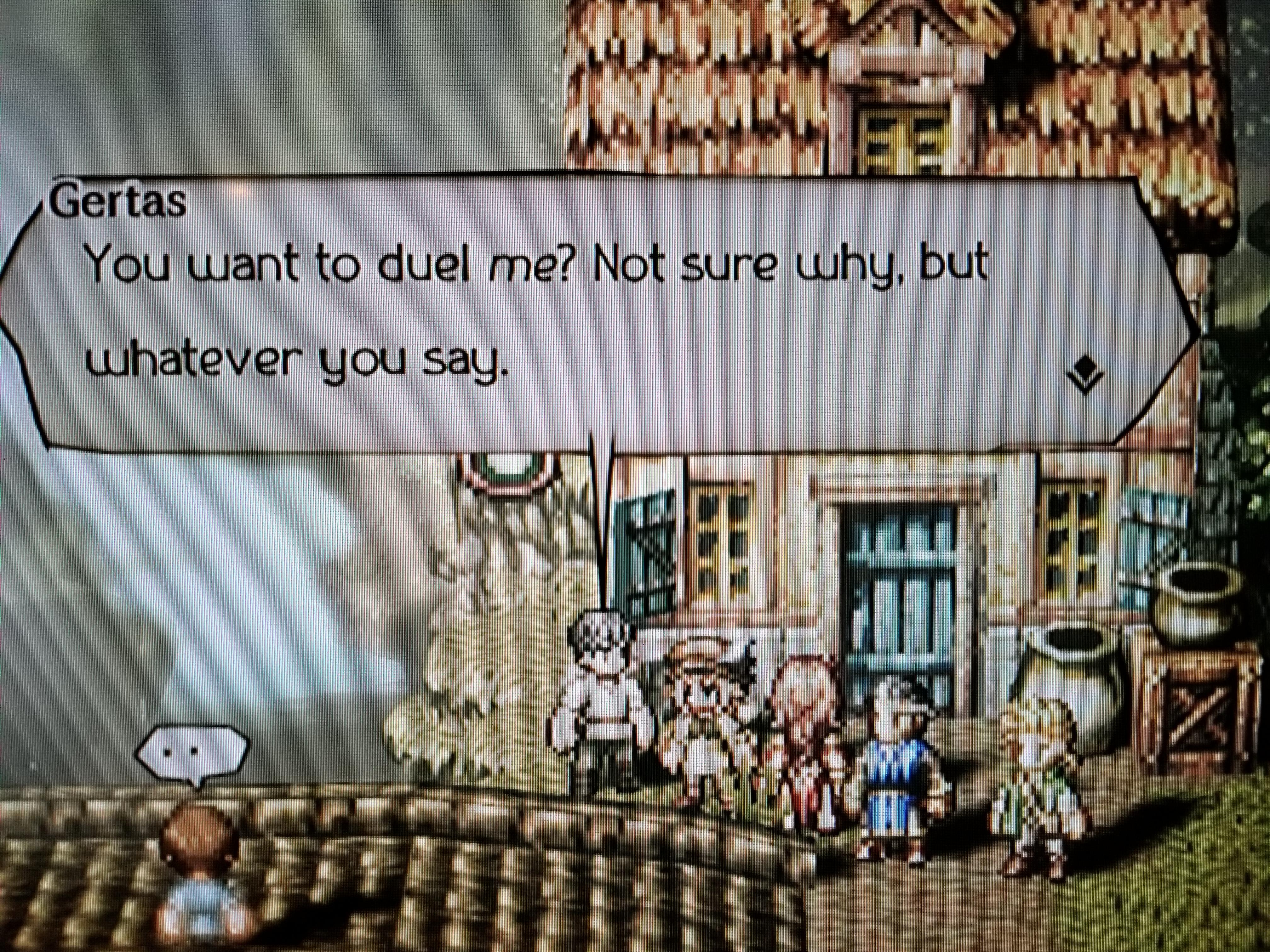 I'm an NPC so....¯\_(ツ)_/¯ octopathtraveler