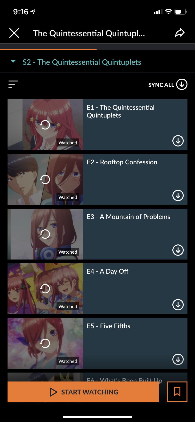 Why does the app do this when I have good Crunchyroll