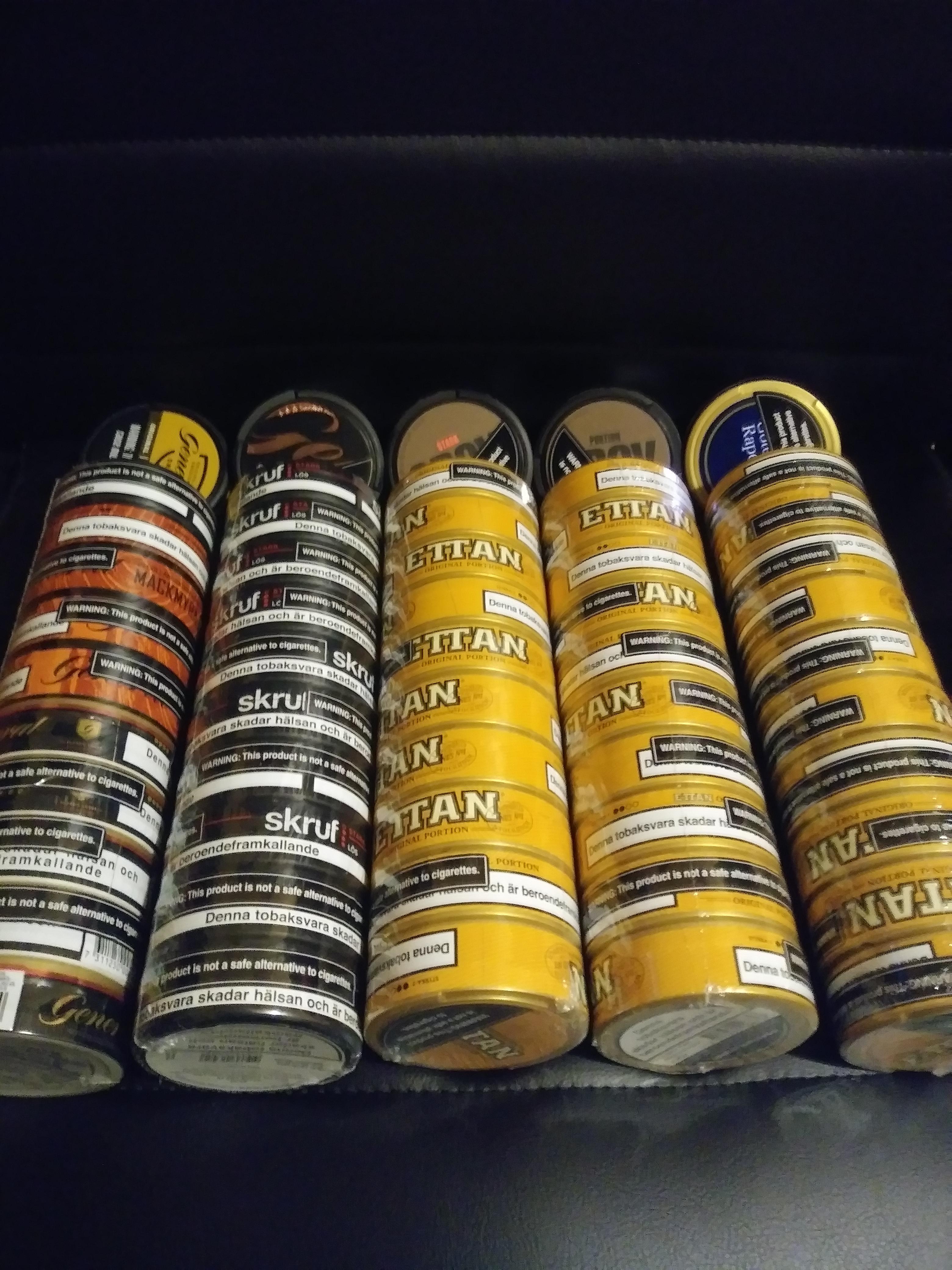 1st order of the year Snus