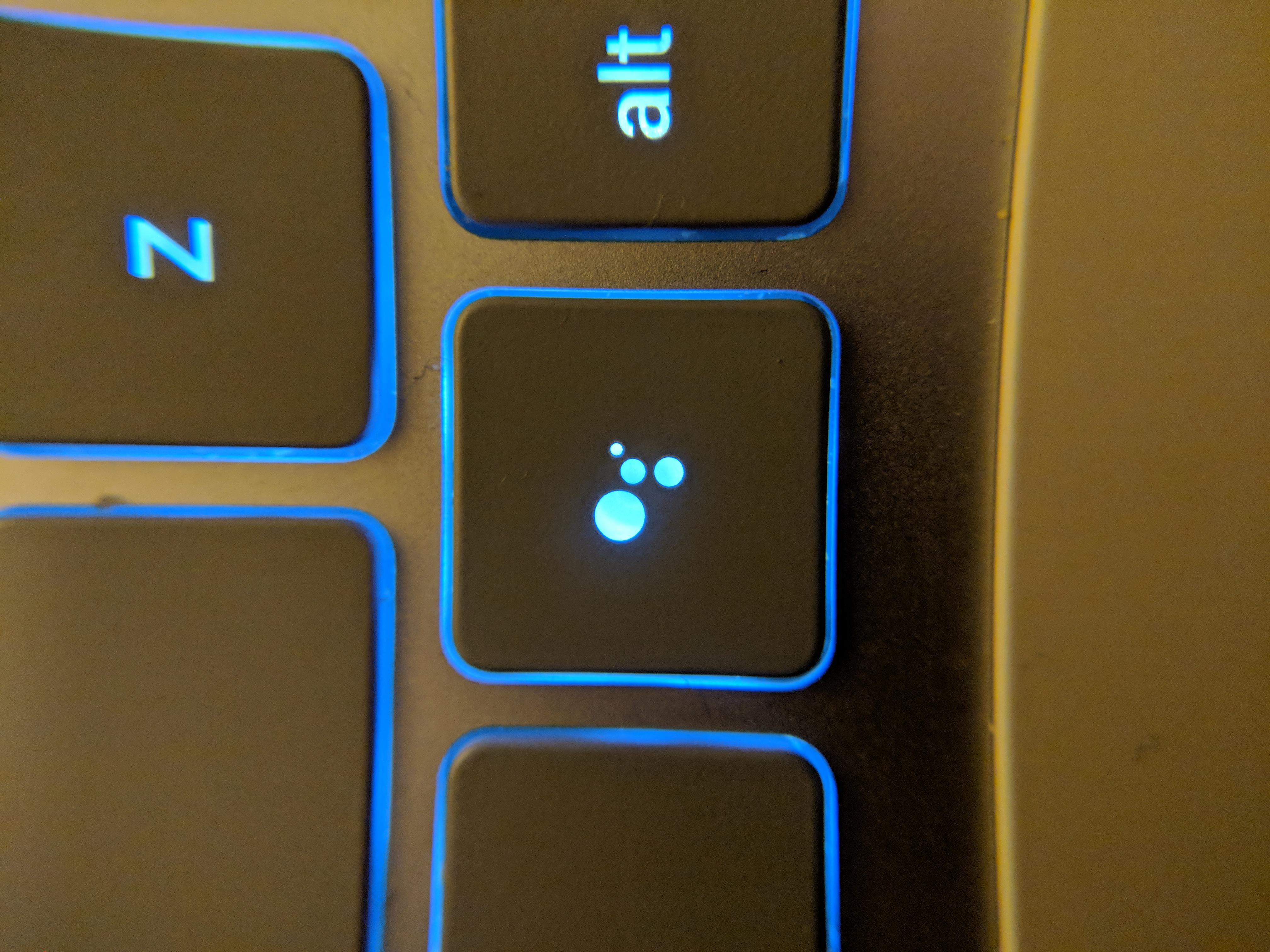 Google Assistant key on my Pixelbook, taken with a Pixel2XL r/google