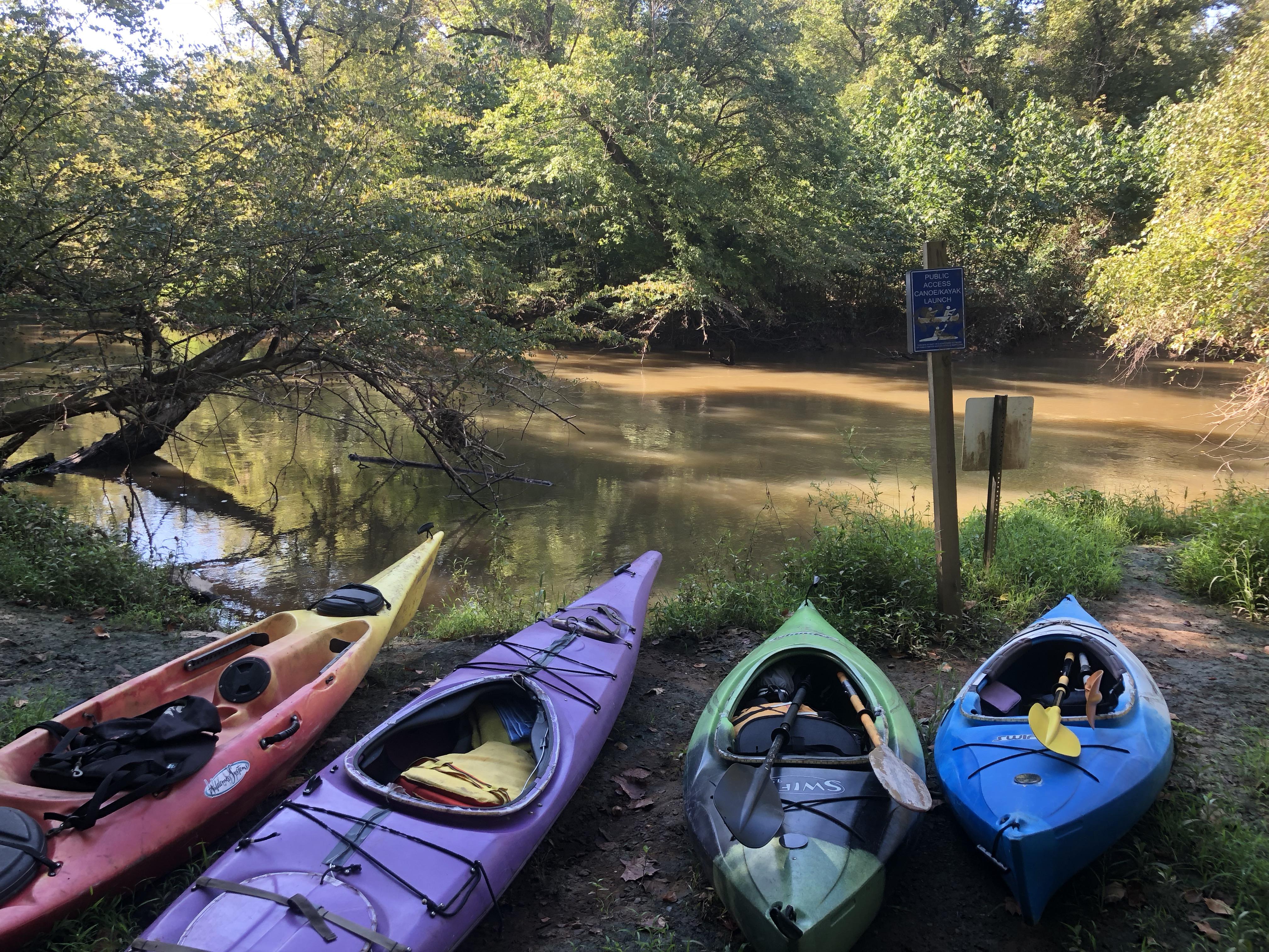 Saddling up for a day on the Patuxent River r/Kayaking