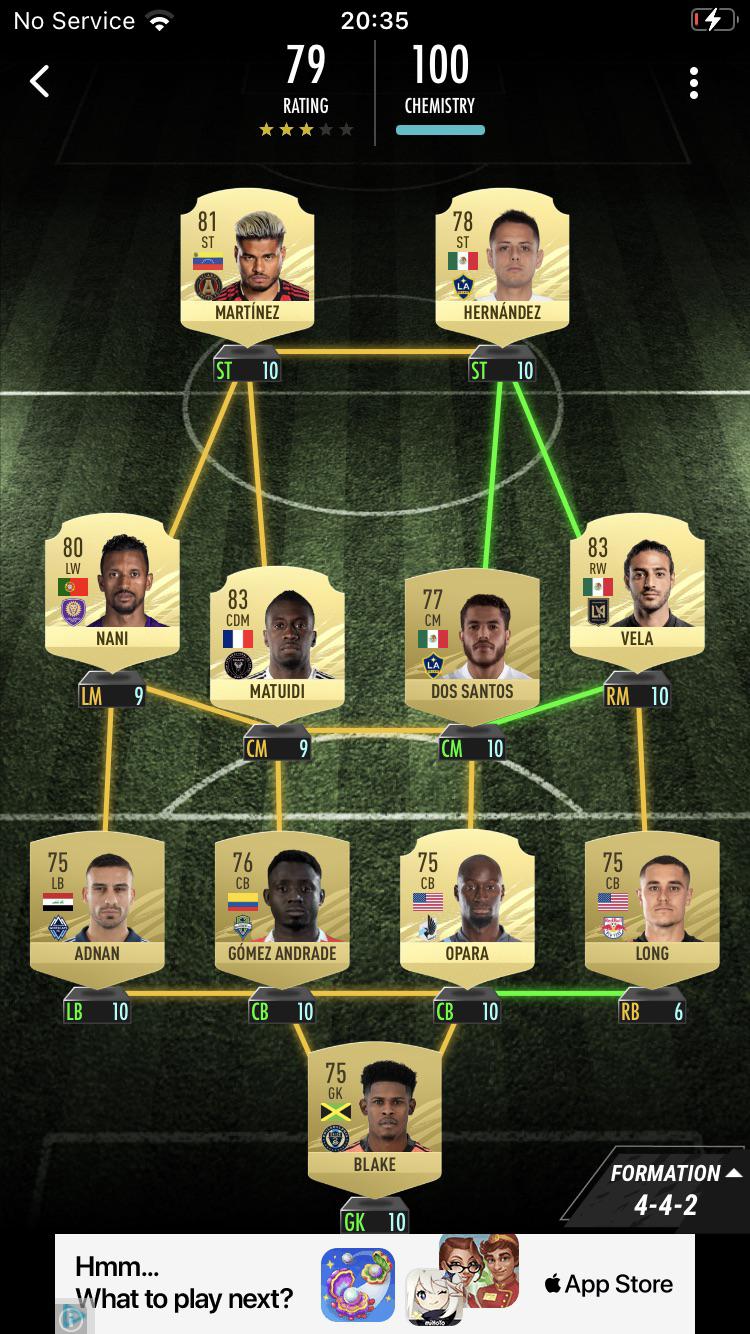 This is my managerial masterpiece team in fifa in madfut (I actually have tots Mensah at right