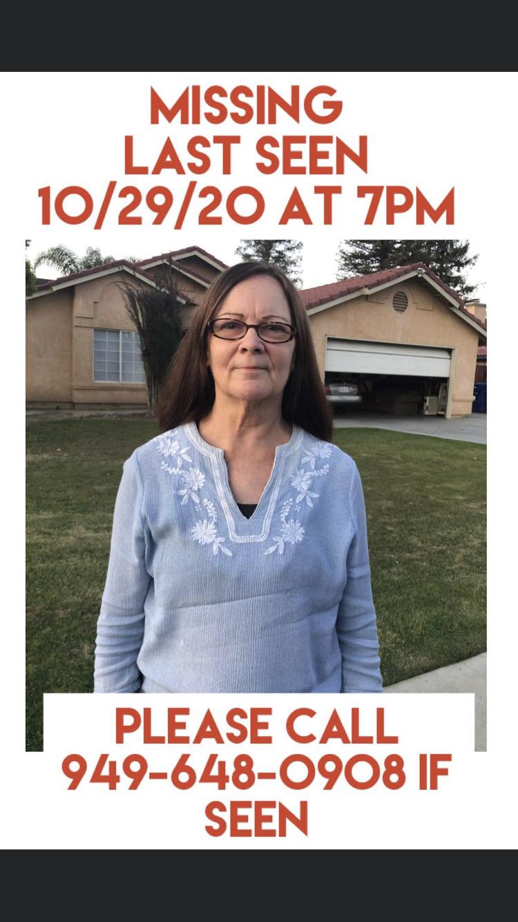 Missing in Bakersfield. She left a shared home yesterday around 7 pm