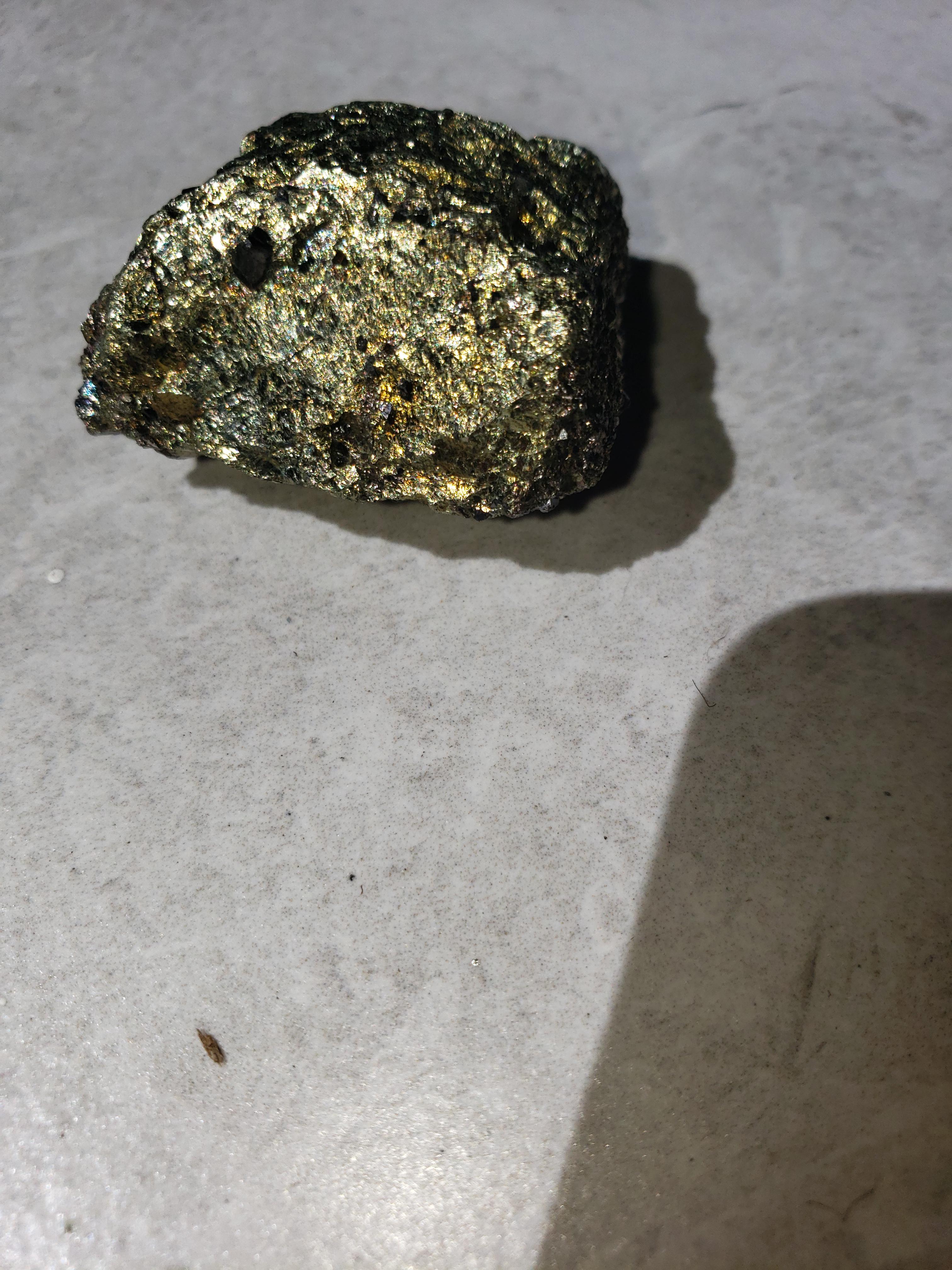 Chromite Crystal's in this chunk of ore I found in Sudbury Ontario. [OC