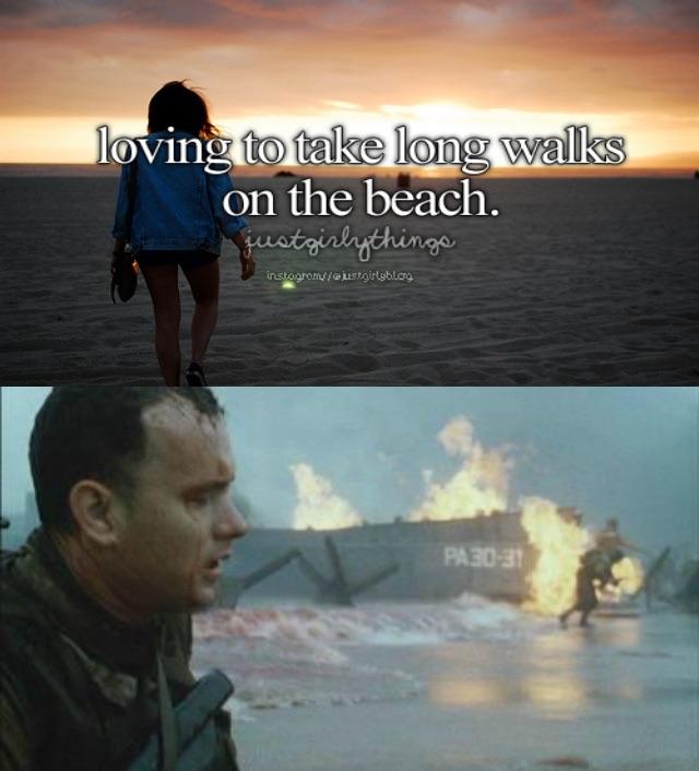 Long walks on the beach r/HistoryMemes