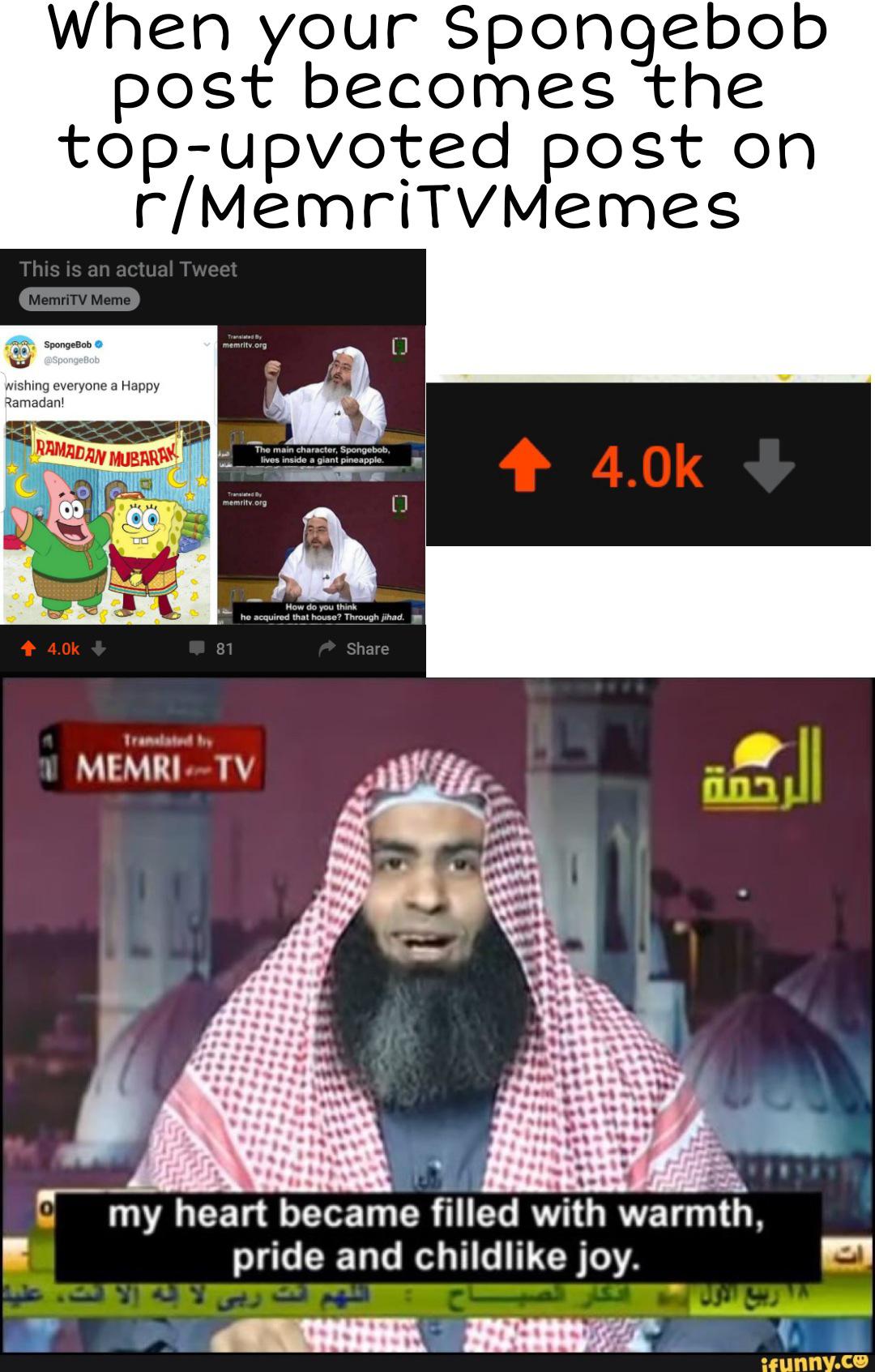 By Allah, this is truly Childlike Joy! r/MemriTVmemes