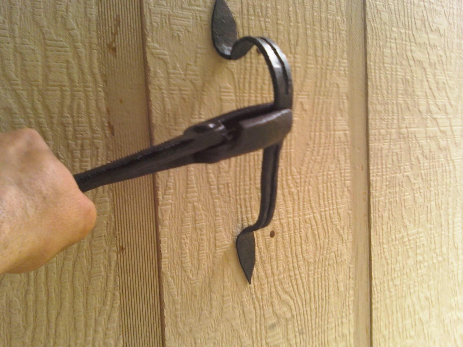 Horse shoe barn door handle r/Blacksmith