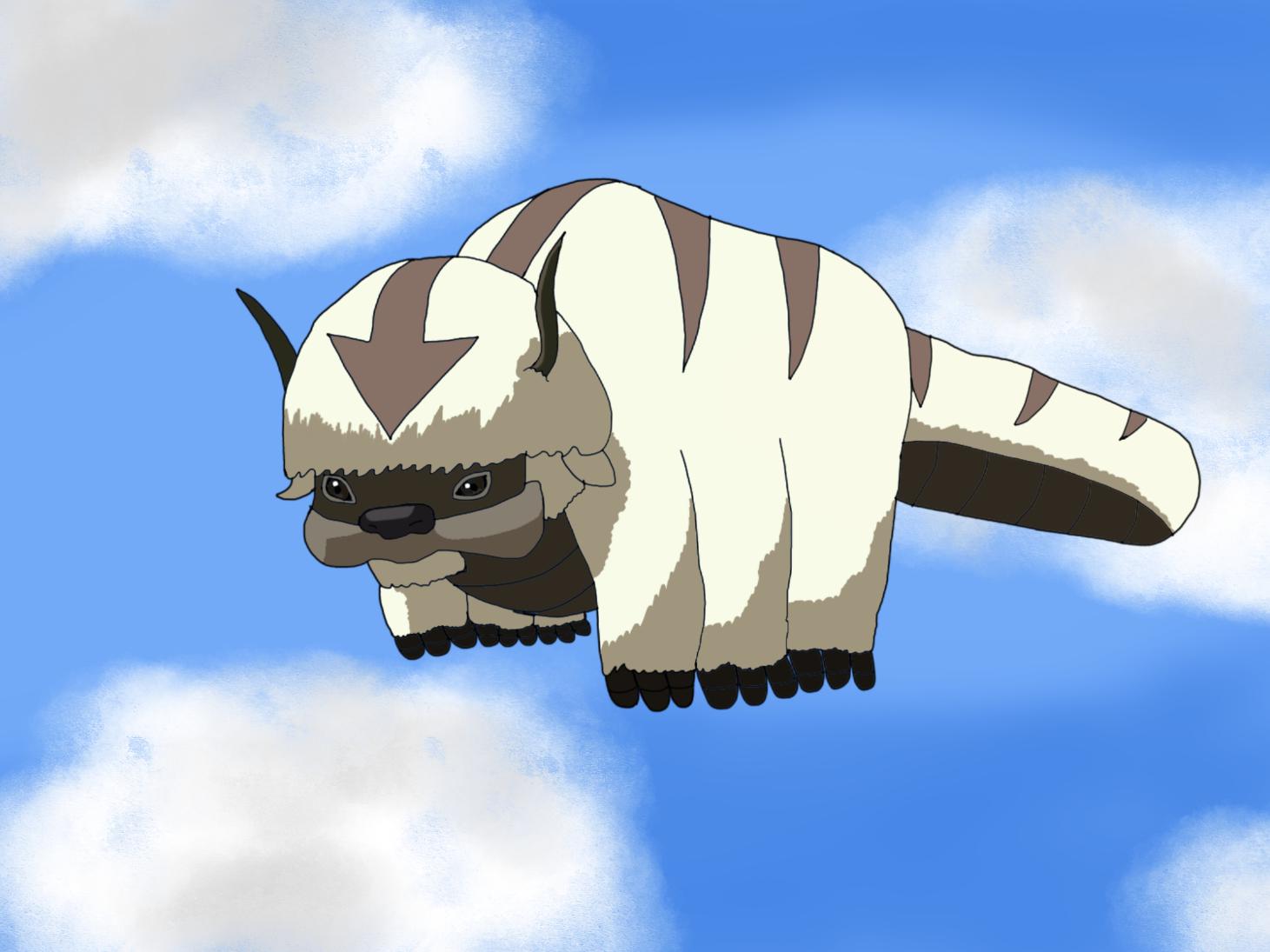 Flying bison I drew! Thought I should post it on here! r/TheLastAirbender