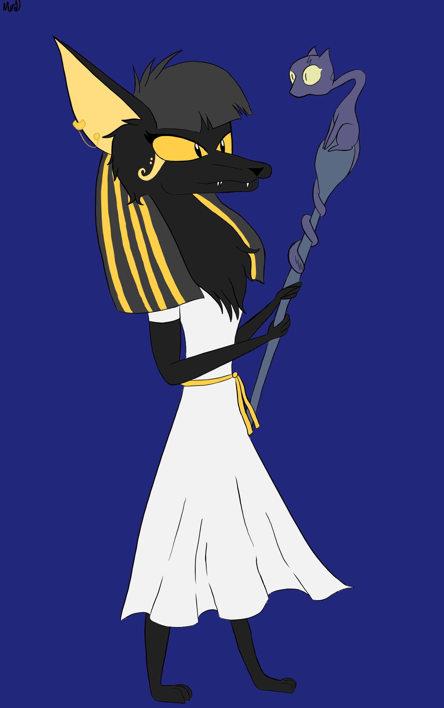 My owl house oc Darci in her casual clothes and with her palisman