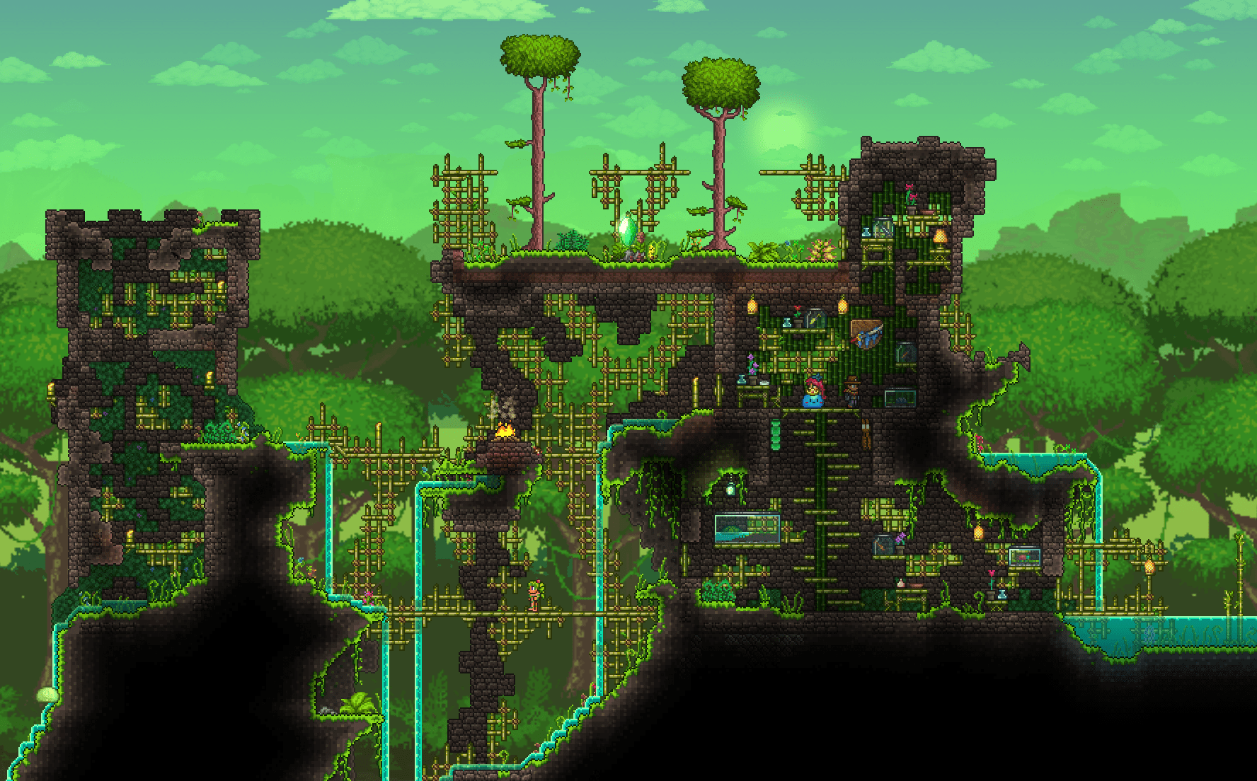 Ruins of a jungle fort r/Terraria