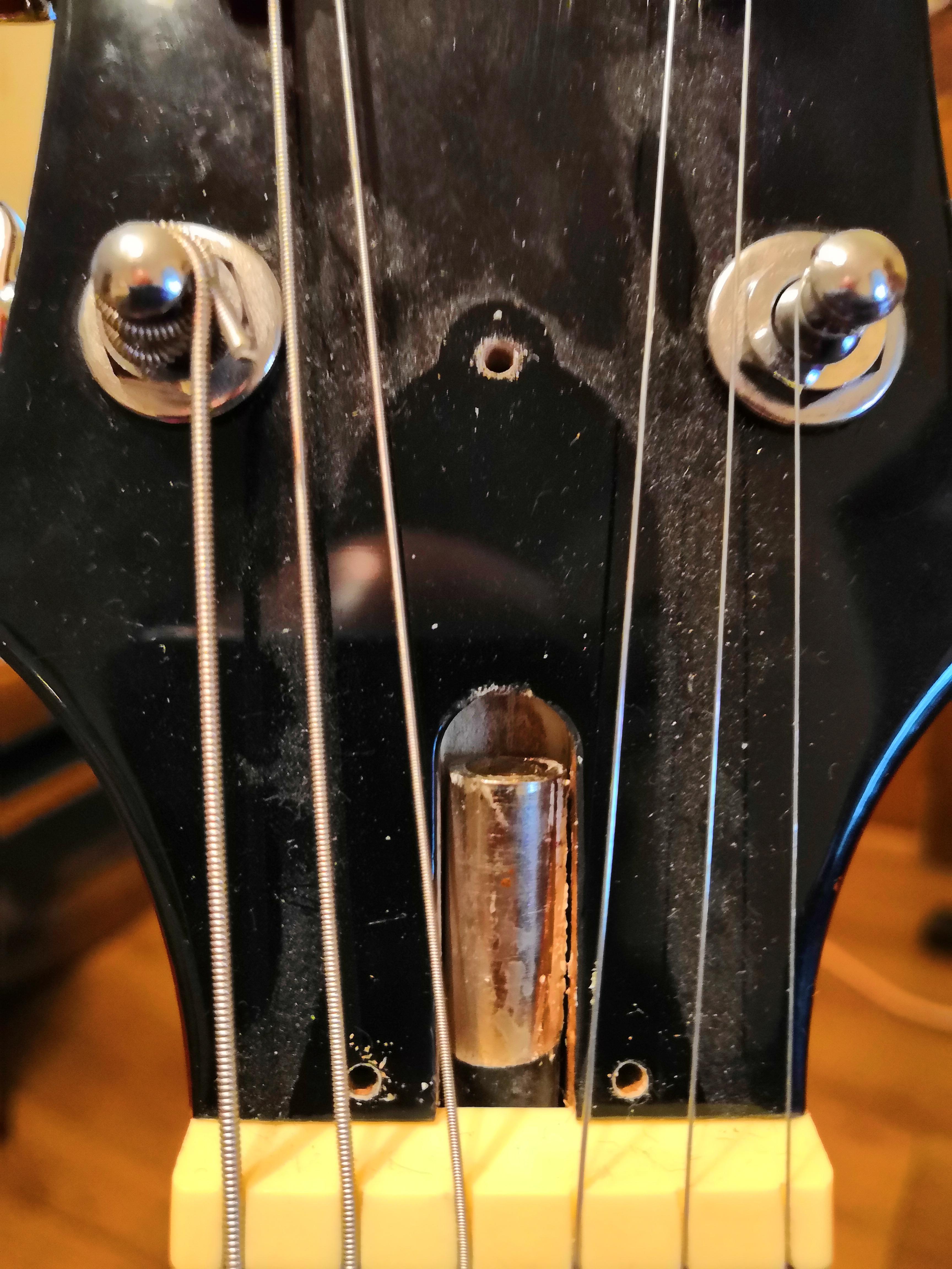 Epiphone SG G400 truss rod is so far up, I can't get the Allan key in