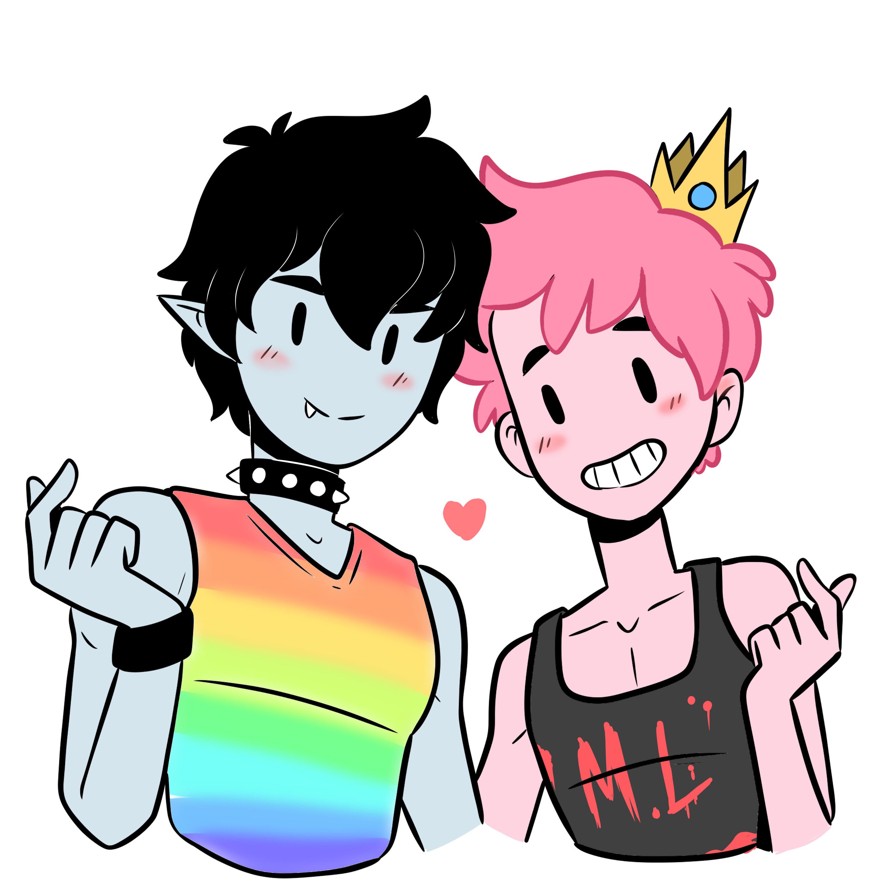 Marshall Lee & Prince Bubblegum [Adventure Time] r/wholesomeyaoi