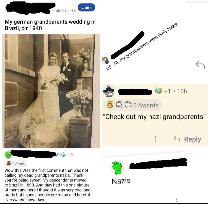 "German=Nazi" is a certified reddit moment redditmoment