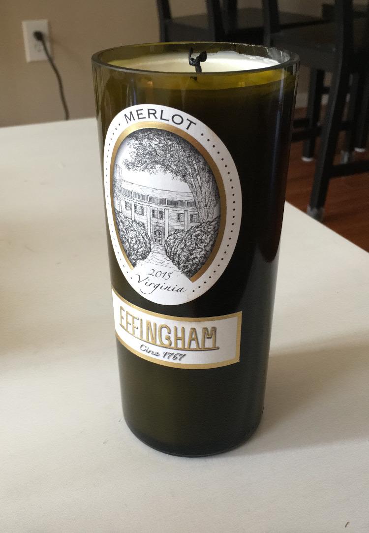 A winery near me makes candles from old wine bottles! r/ZeroWaste