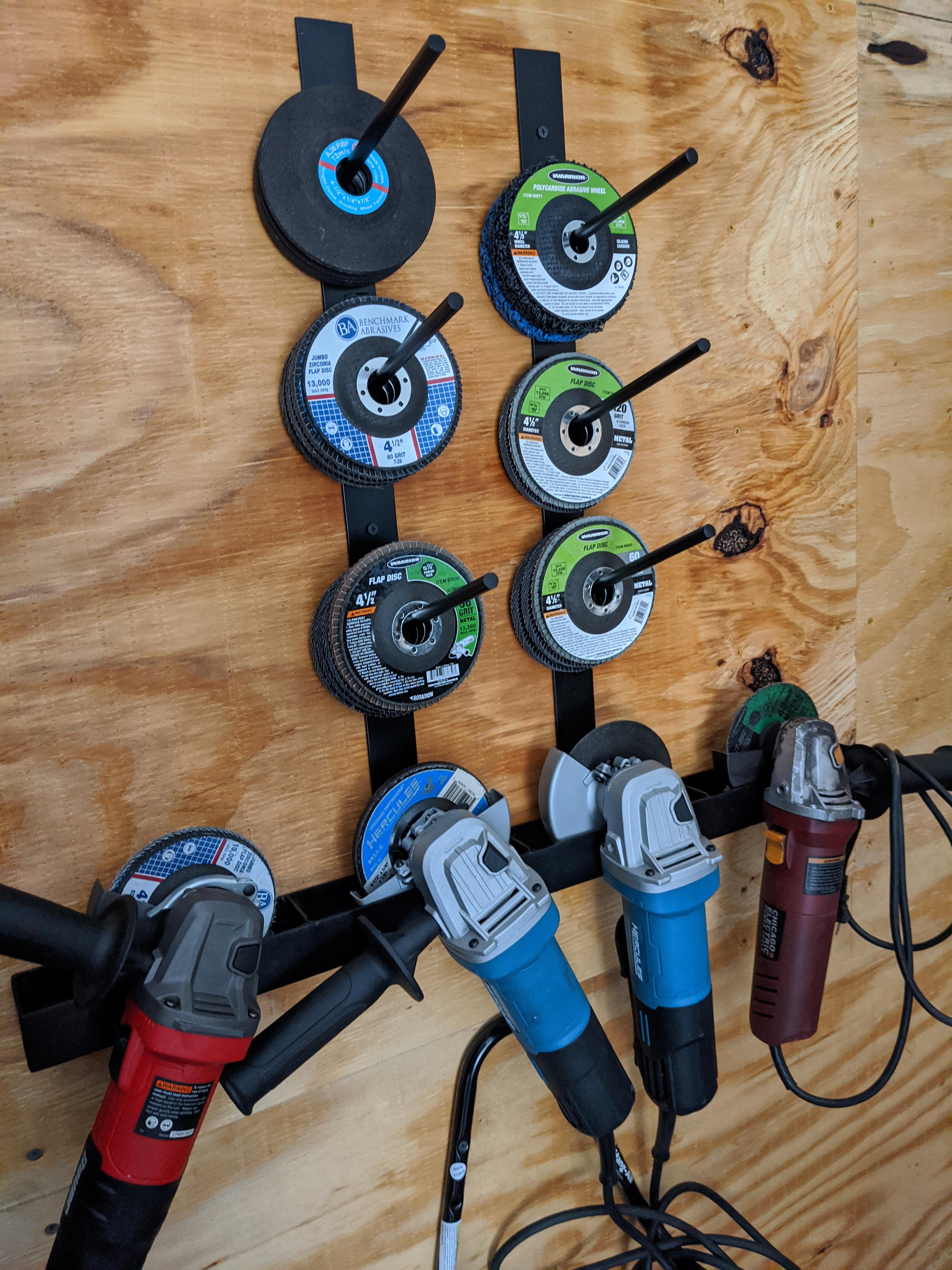 NTD. Custom build grinder rack with disk storage. Already posted in the