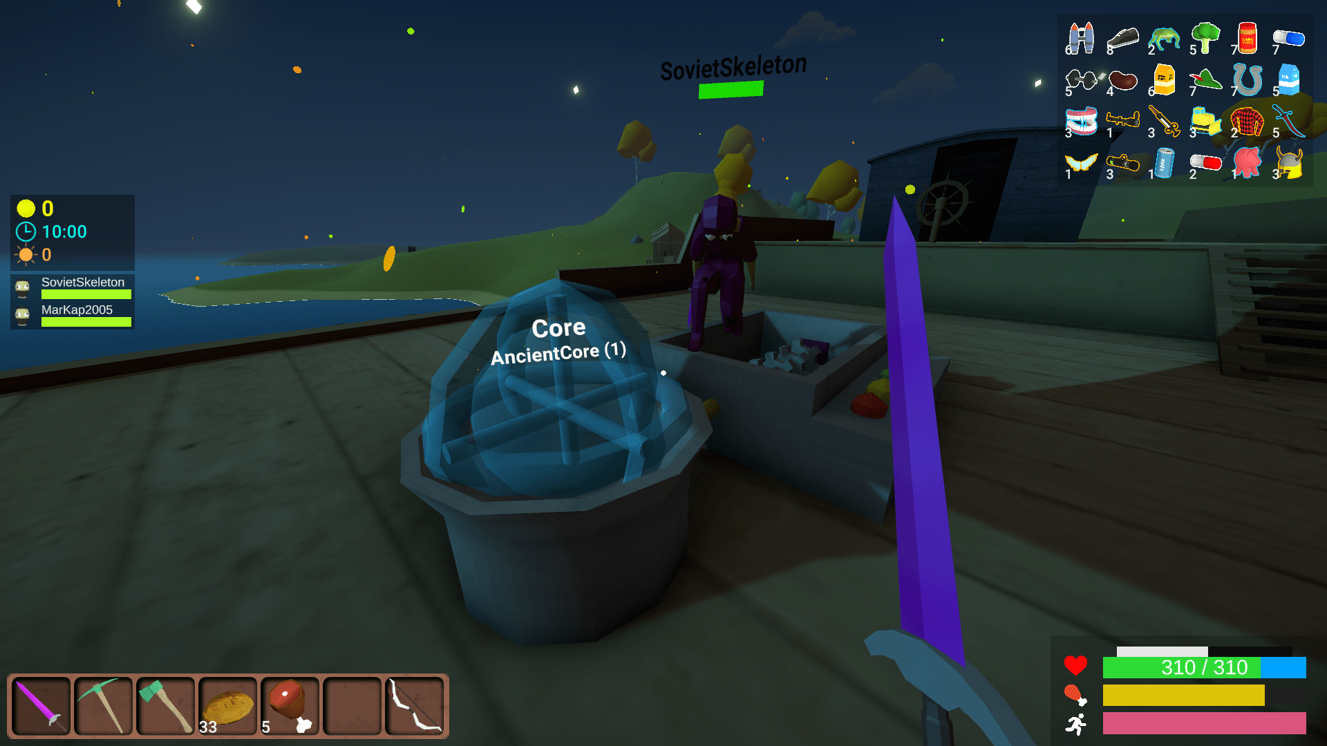 My friend and myself were trying to beat muck on creative to both see