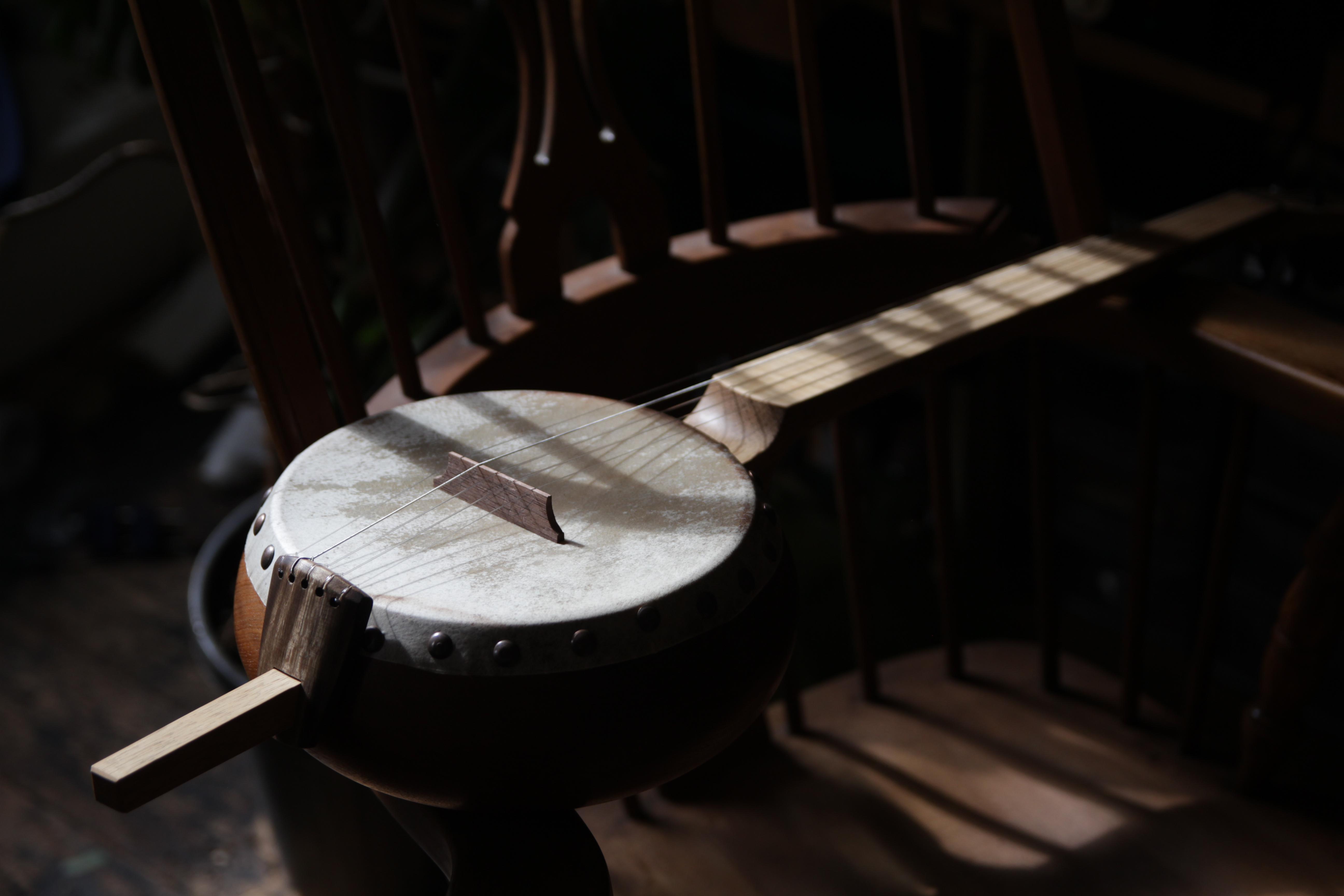 My second tack head banjo, same neck material as before but this time