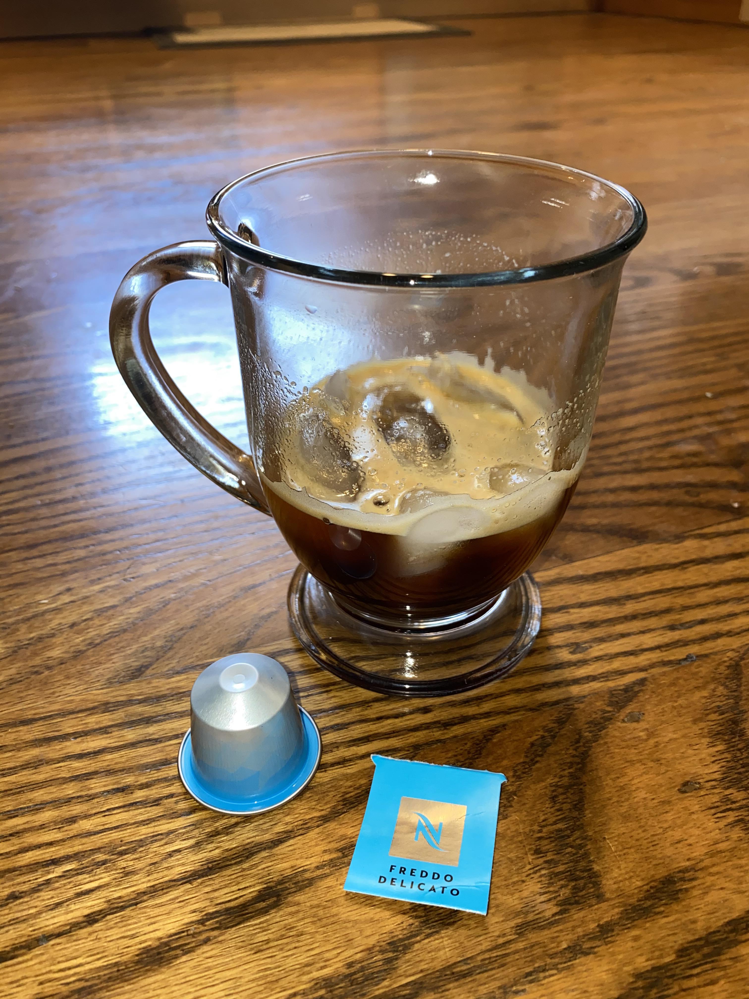 New OL "Freddo" Iced capsules arrived! First drink of each Iced