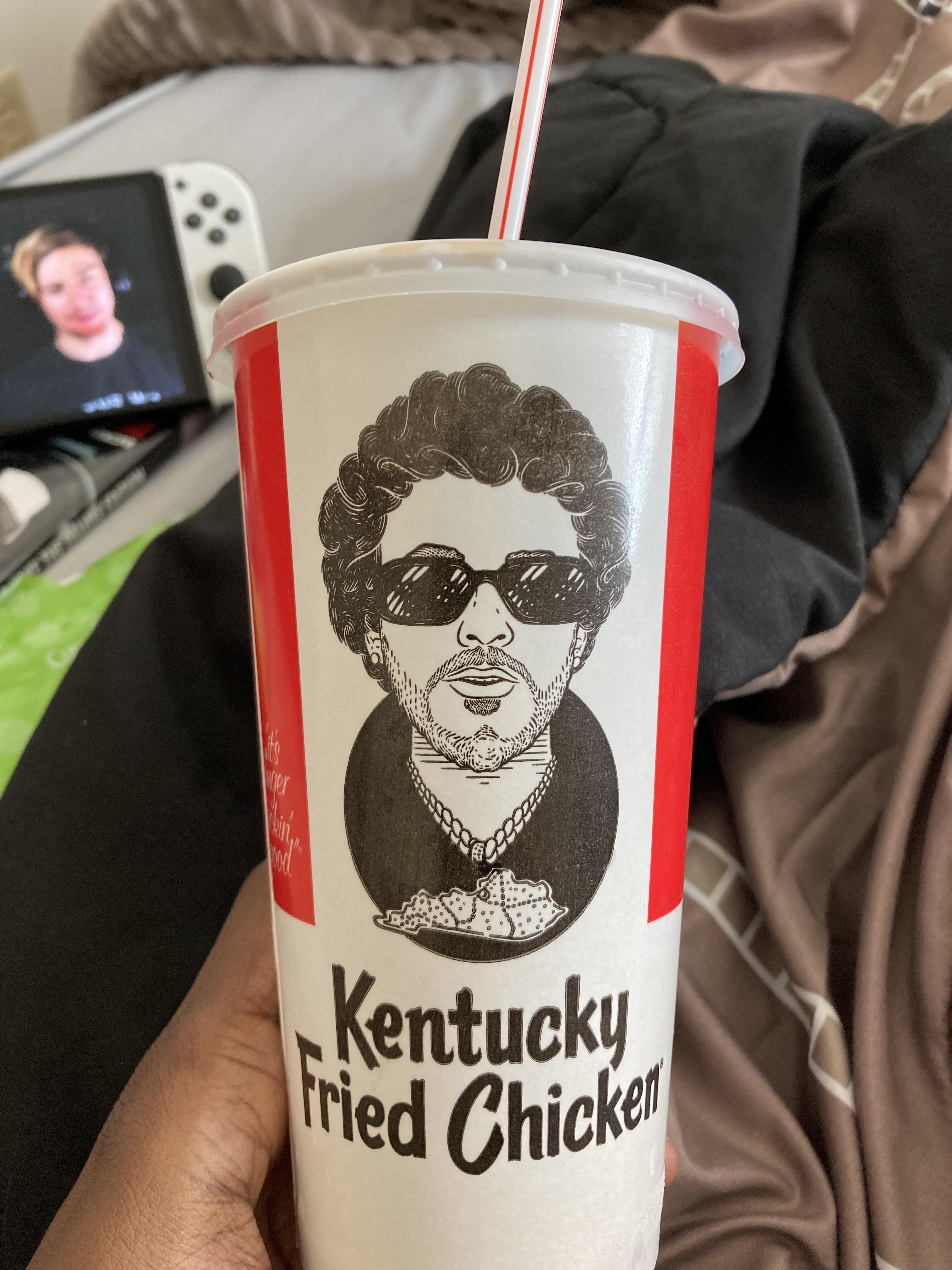Found The Weeknd ona KFC cup!! r/TheWeeknd