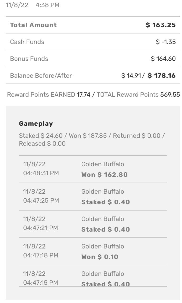 Wish I had a picture of the buffaloes!! But 4th nice hit this week