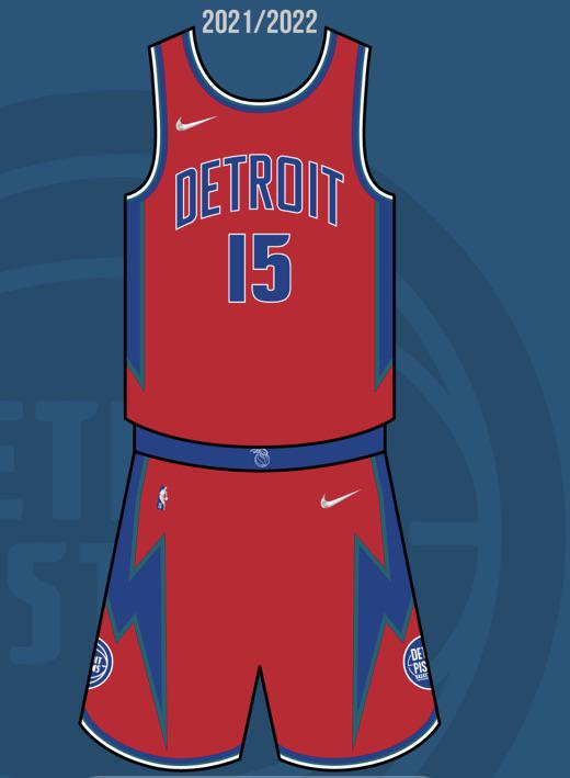 The Pistons should either keep the 2021/22 City Editions jerseys as the