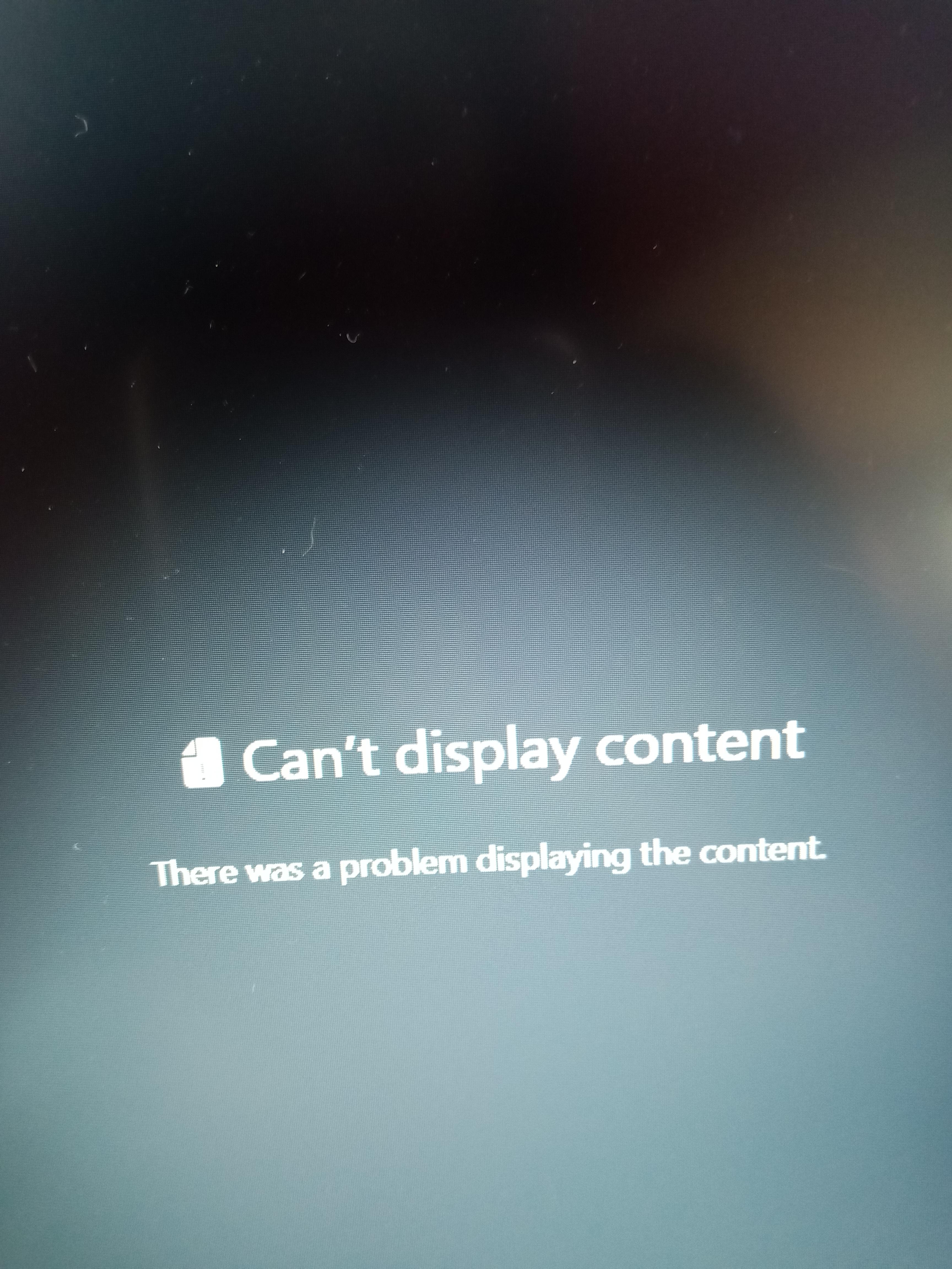 Any ideas how to fix this problem? Tried viewing it on different