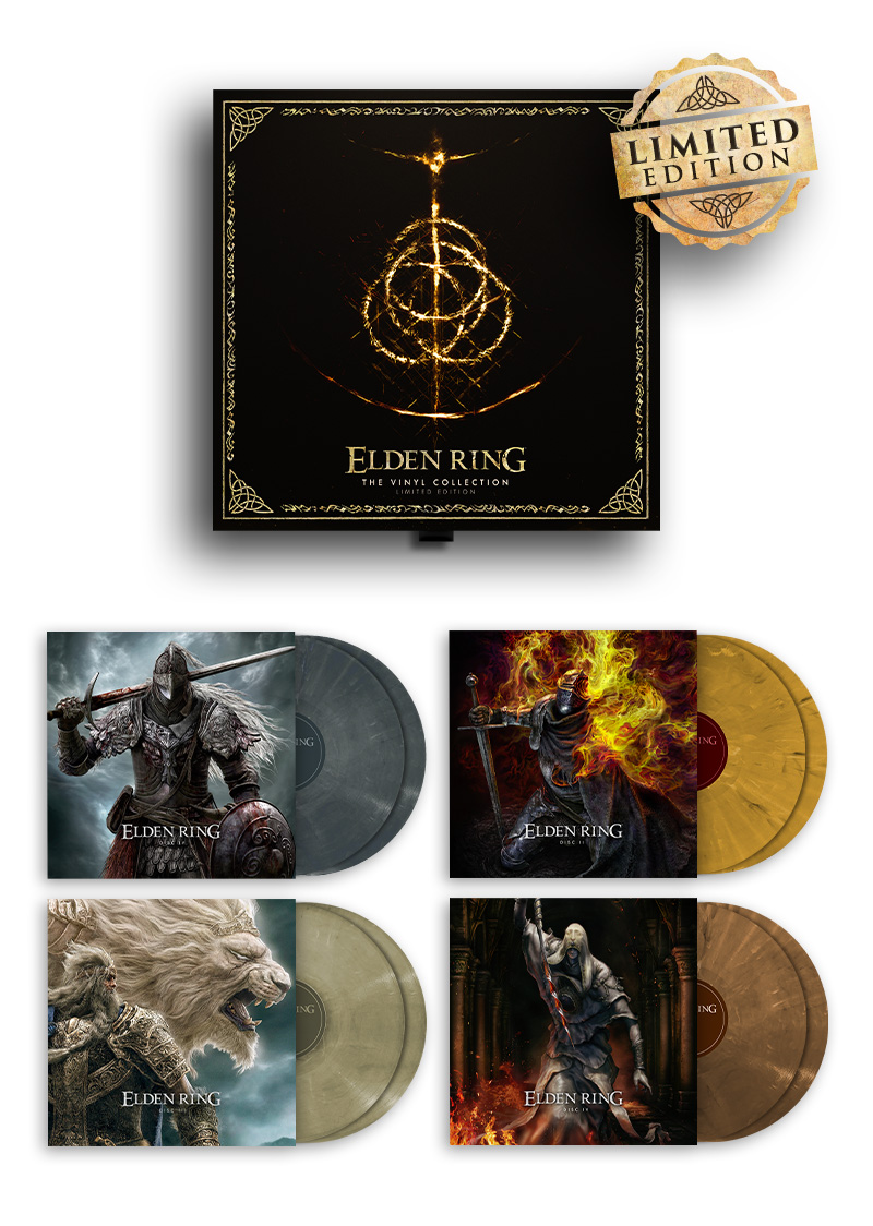 Elden Ring soundtrack on vinyl 8LP announced, pre order at the official