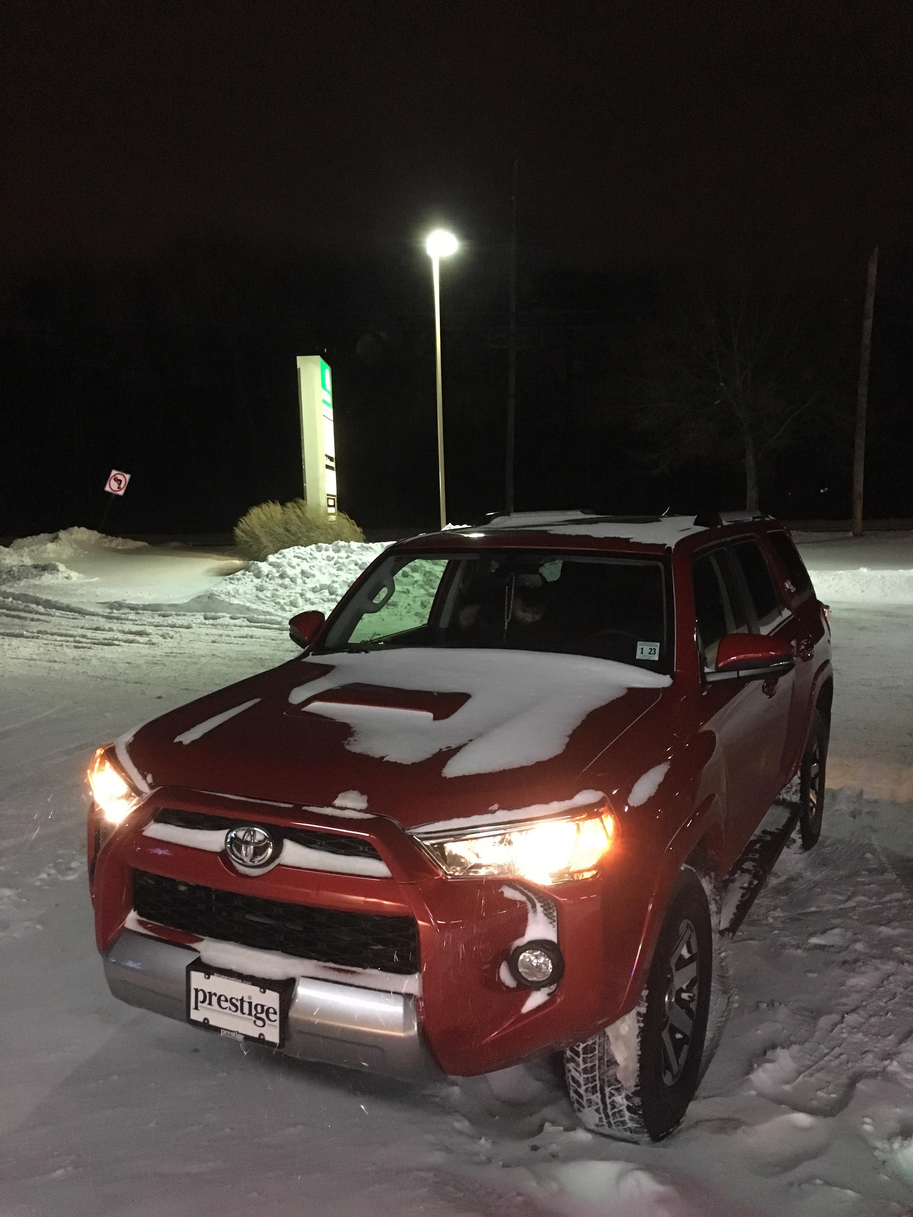Took out my new 4R for some snow driving the day after I bought it. r