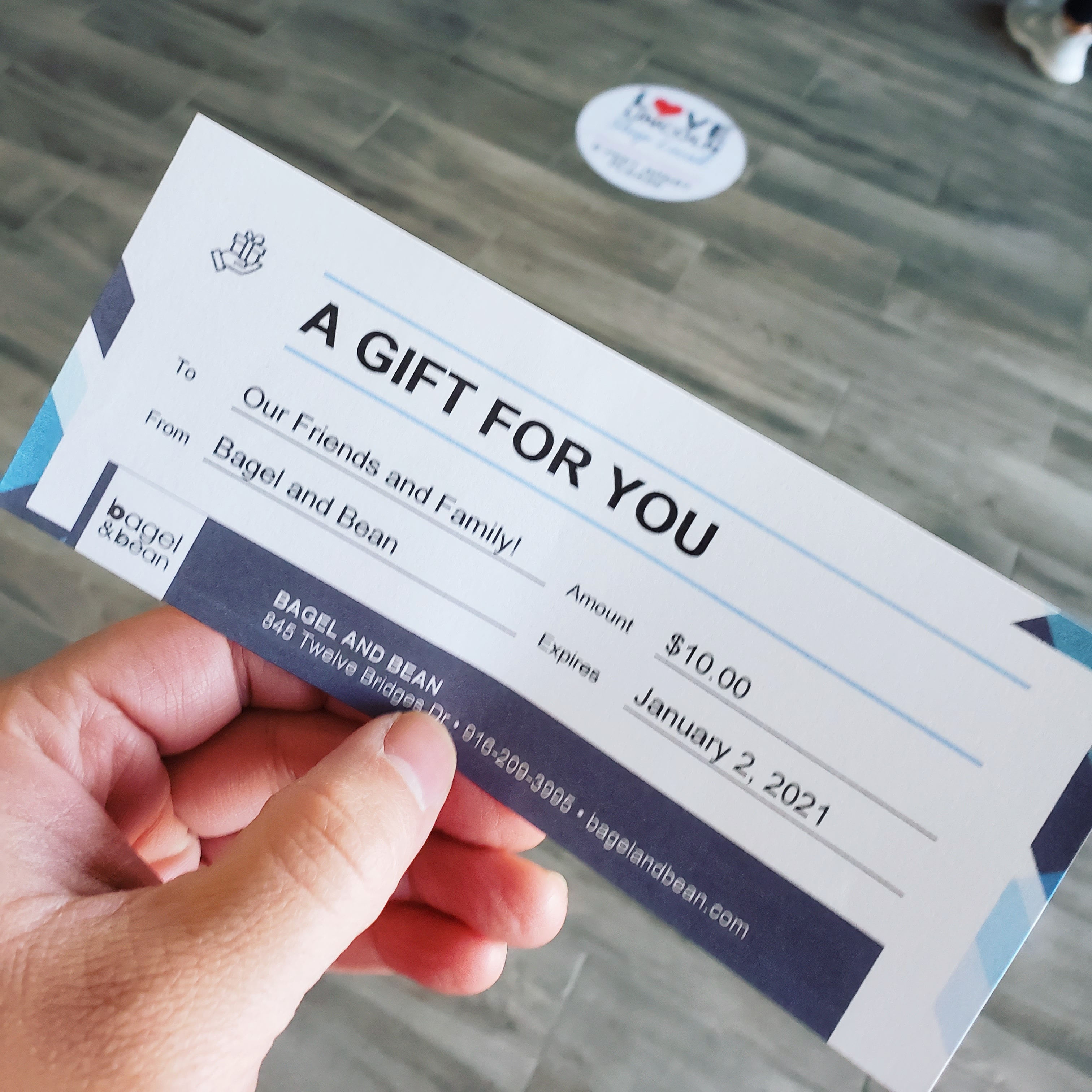 Went to Bagel and Bean for the preopening in Lincoln, come by for a