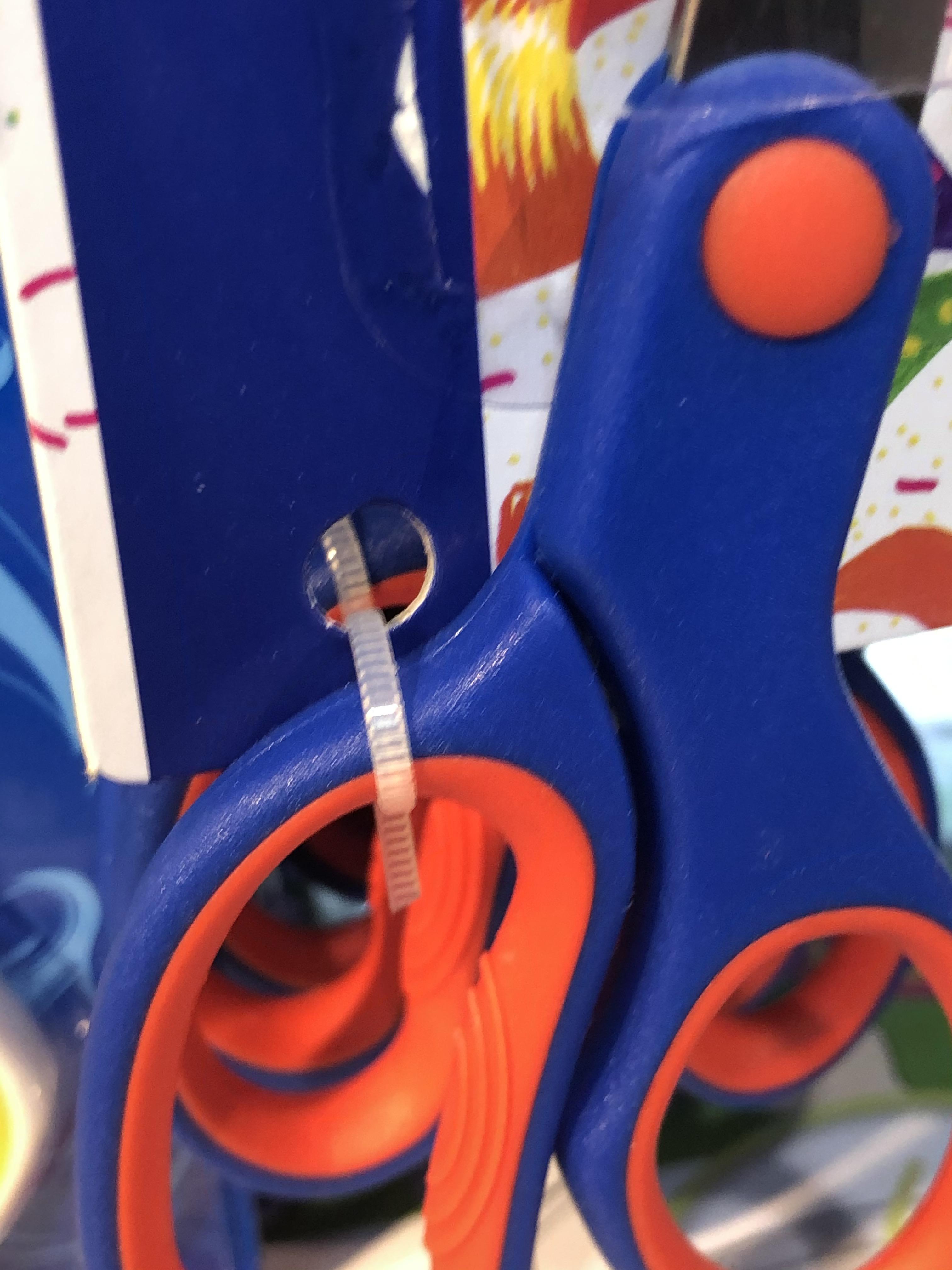 you have to use scissors to cut the zip tie in order to use the