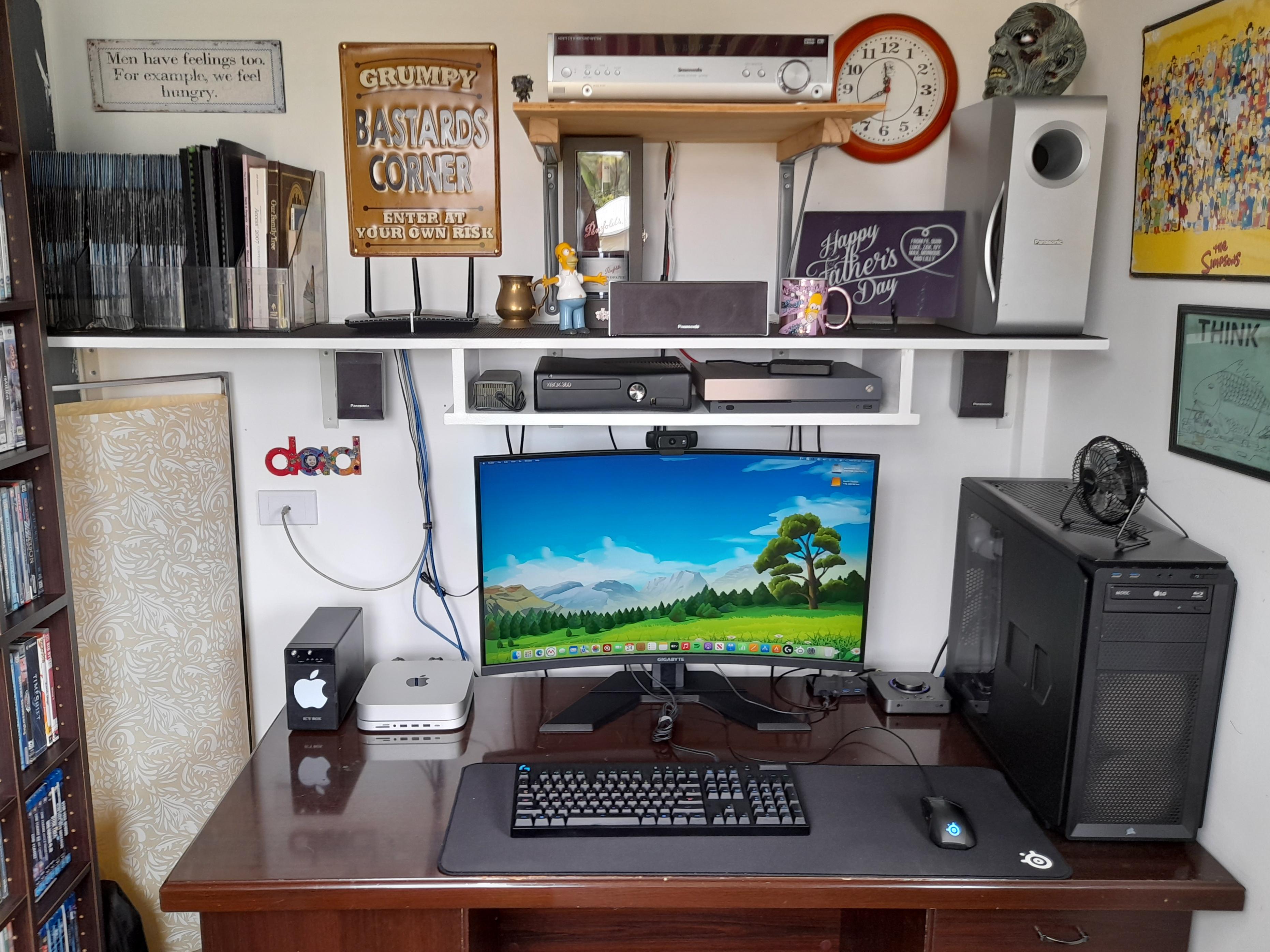 Gigabyte M32QC 32" 165Hz 1440P KVM Monitor r/desksetup