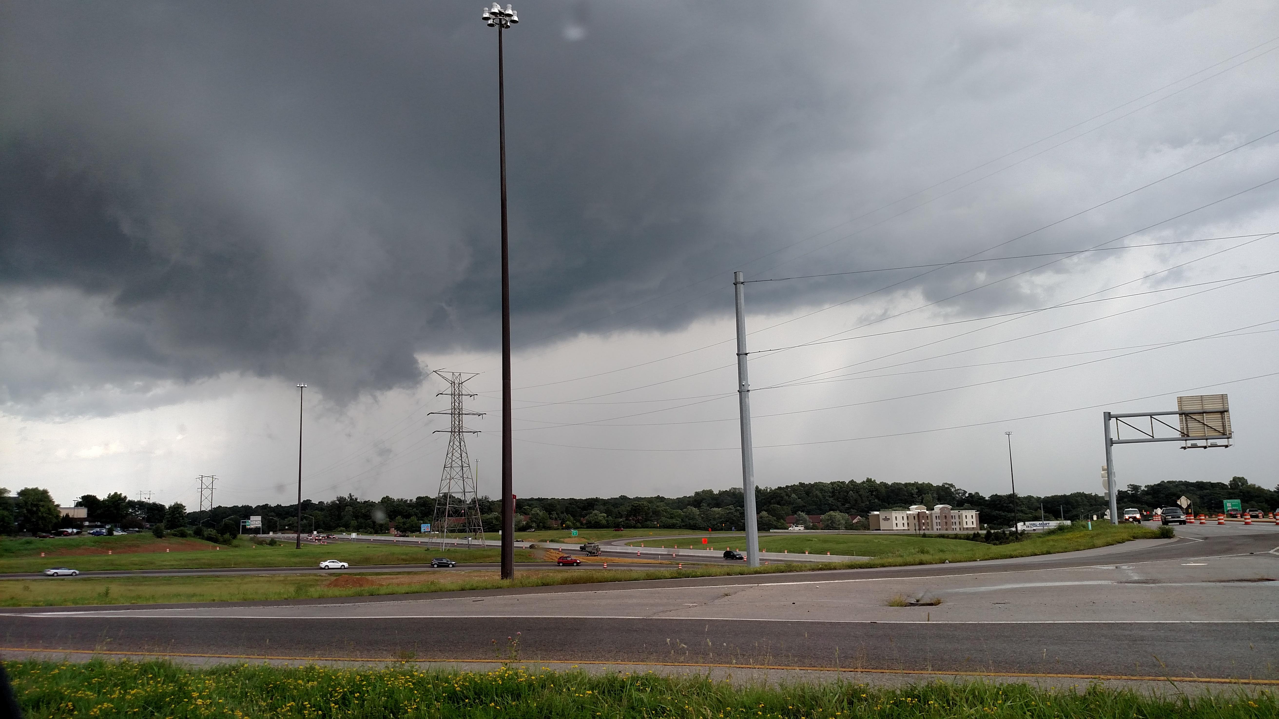So... I got to see why the sirens went off! r/bloomington